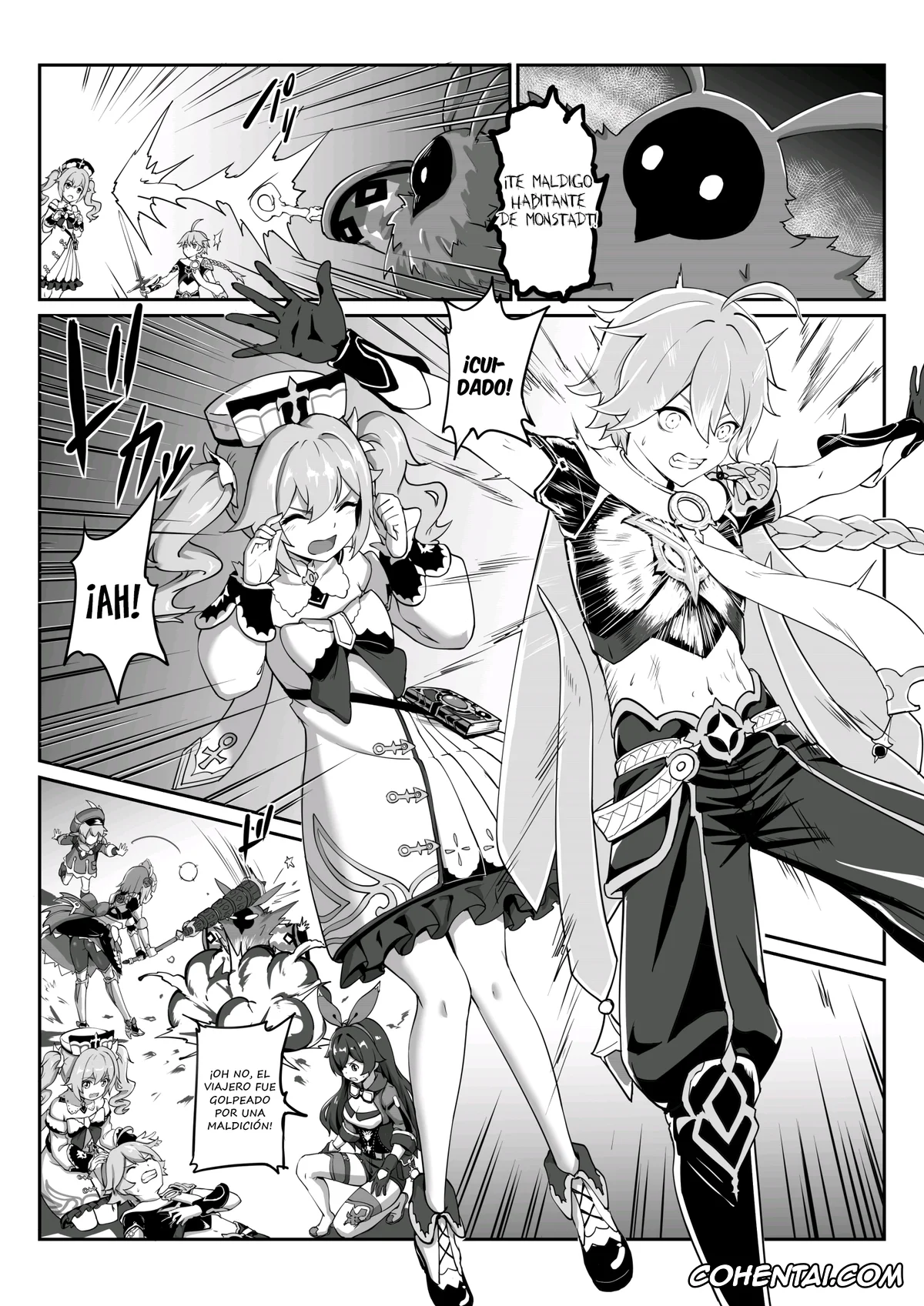 Genshin Impact hentai, Aether hentai, Barbara Pegg hentai, Barbara Star! Dush! (Genshin Impact), pagina 3