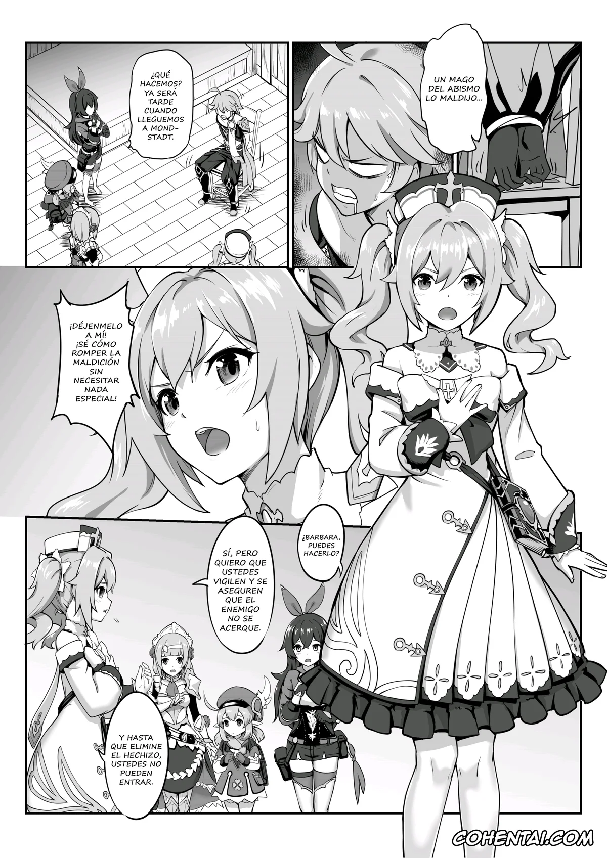 Genshin Impact xxx, Aether xxx, Barbara Pegg xxx, Barbara Star! Dush! (Genshin Impact), pagina 4