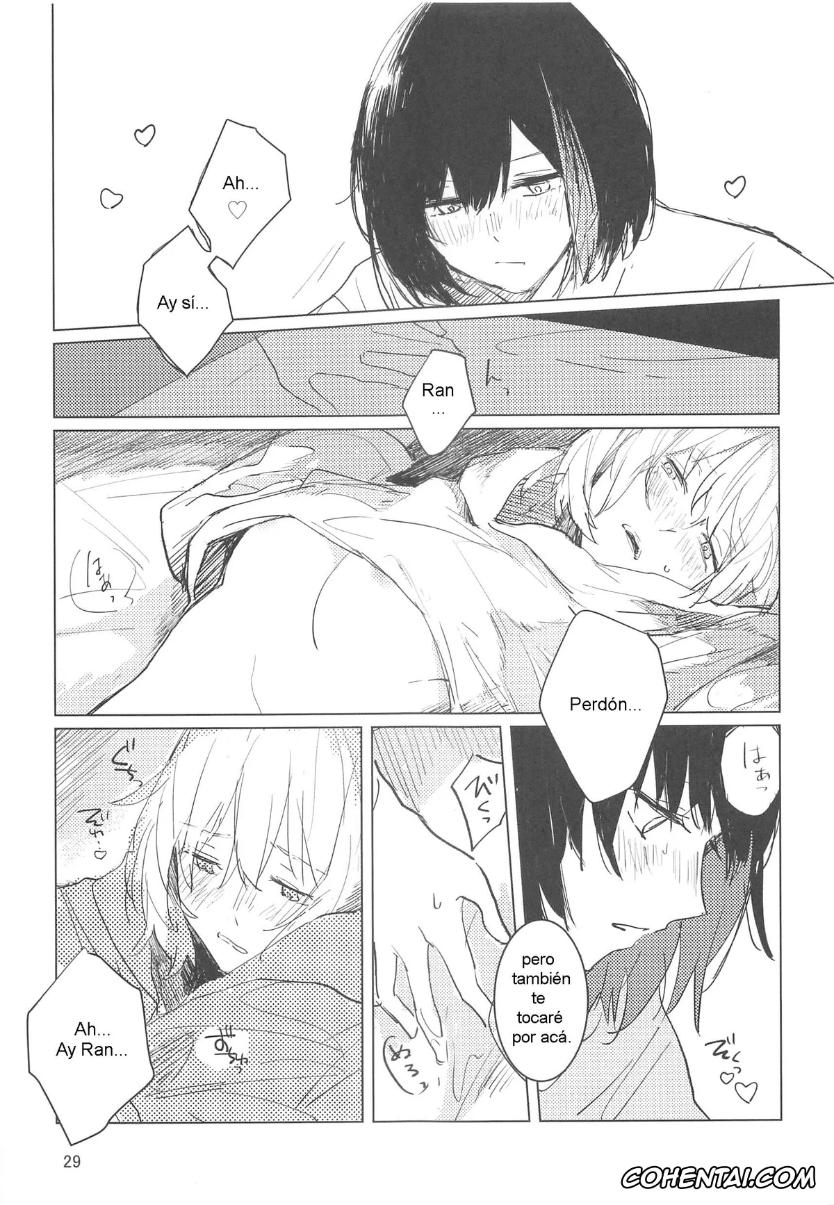 BanG Dream! xxx, Moca Aoba xxx, Ran Mitake xxx, Sazanka no Saku Koro ni (BanG Dream!), pagina 28
