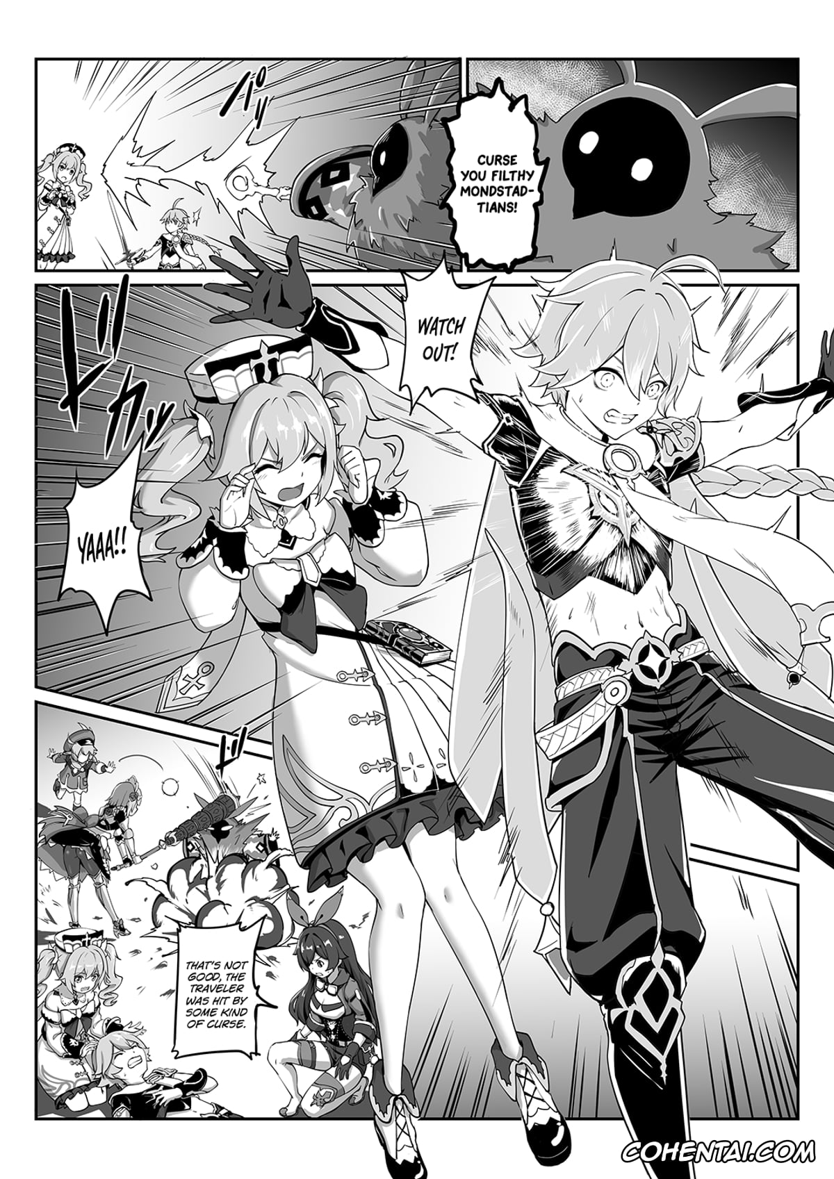 Genshin Impact hentai, Aether hentai, Barbara Pegg hentai, Barbara Star! Dush! (Genshin Impact), pagina 3
