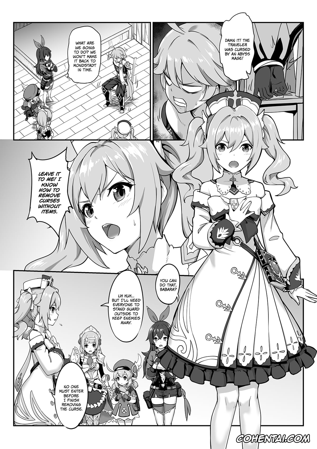 Genshin Impact xxx, Aether xxx, Barbara Pegg xxx, Barbara Star! Dush! (Genshin Impact), pagina 4