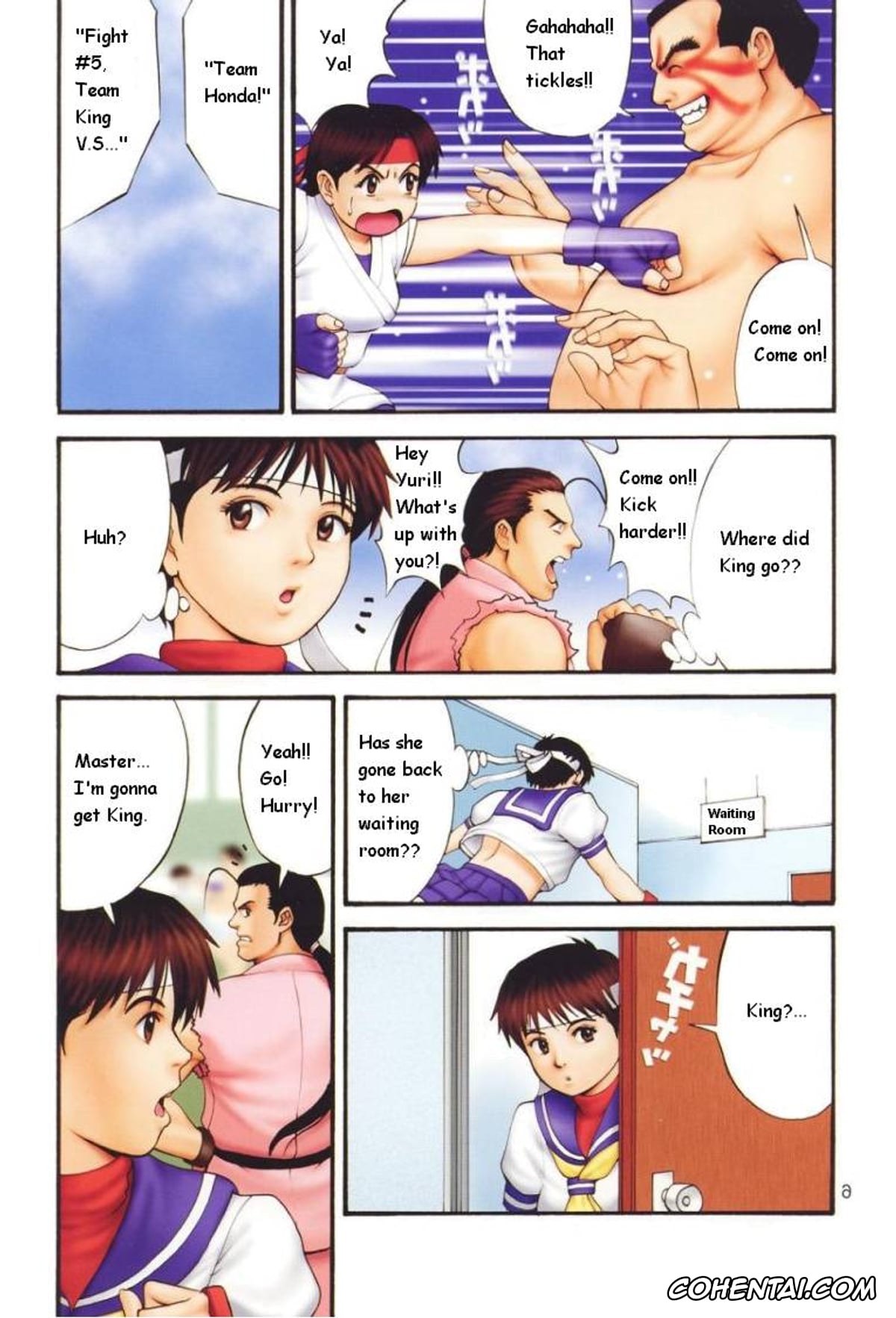 King of Fighters hentai, Street Fighter hentai, King hentai, Ryo Sakazaki hentai, Sakura Kasugano hentai, The Yuri & Friends Fullcolor 4 SAKURA vs. YURI EDITION (King of Fighters, Street Fighter), pagina 3