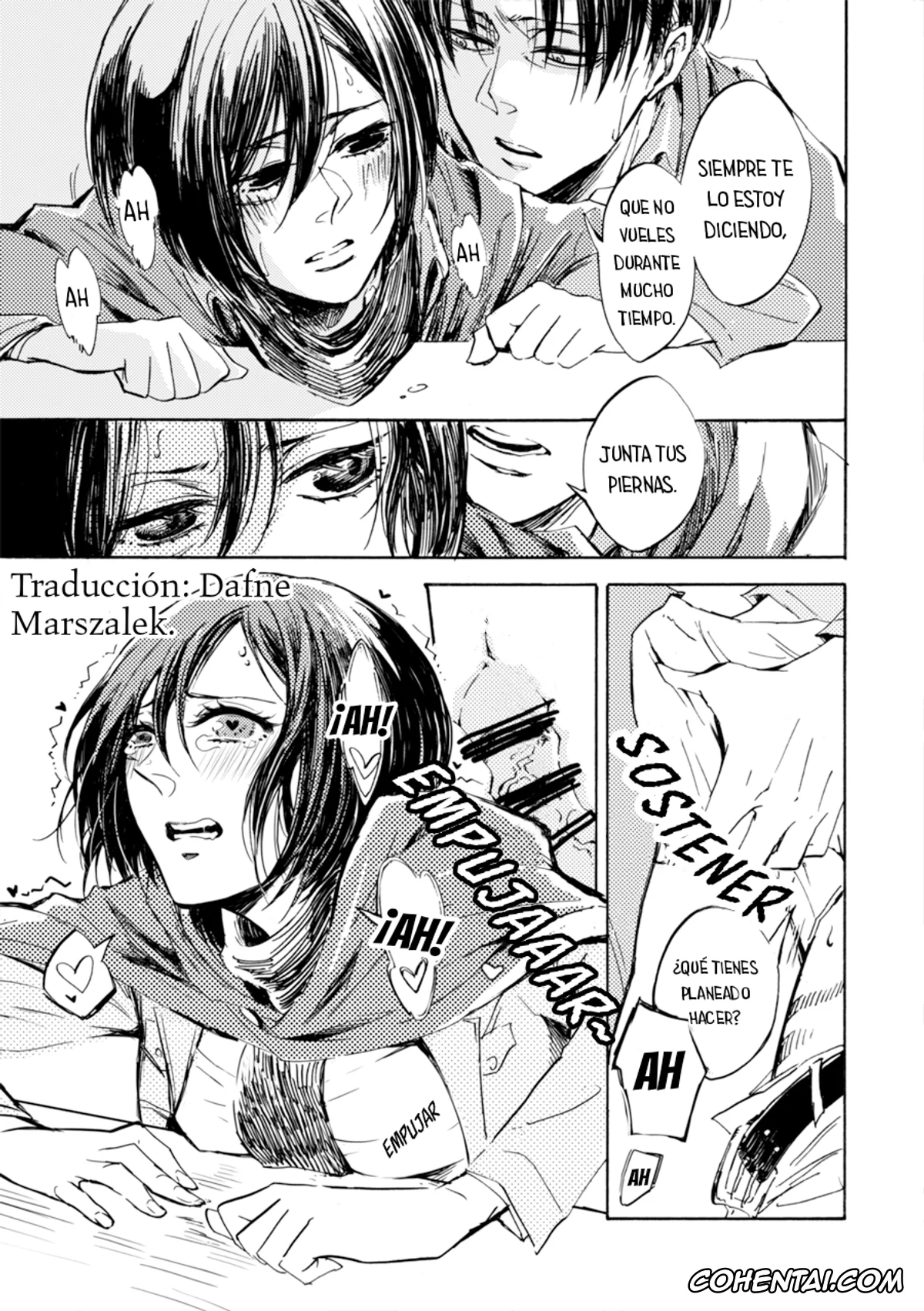 Shingeki No Kyojin | Attack On Titan xxx, Levi Ackerman xxx, Mikasa Ackerman xxx, Freude (Shingeki no Kyojin), pagina 4
