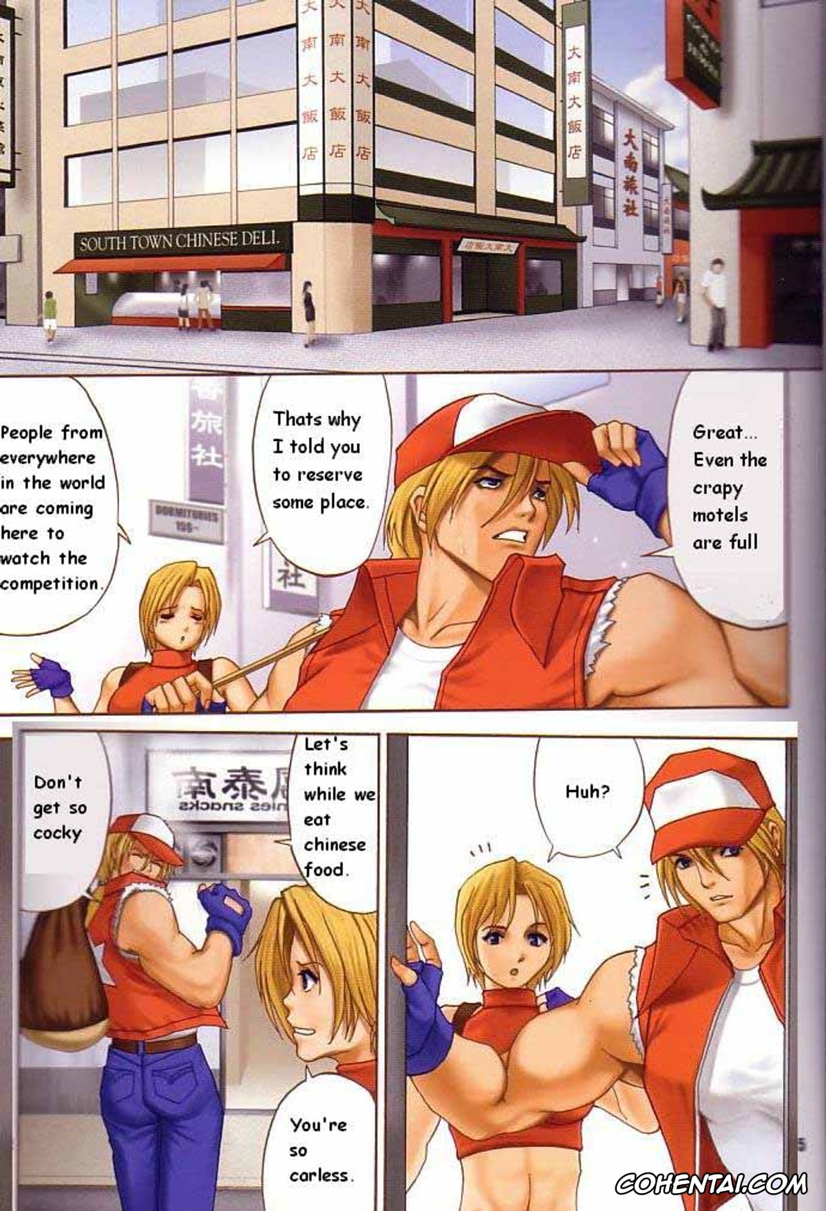 King of Fighters hentai, Athena Asamiya hentai, Blue Mary hentai, Kaoru Watabe hentai, Terry Bogard hentai, Yuri & Friends Fullcolor 6 (King of Fighters), pagina 3