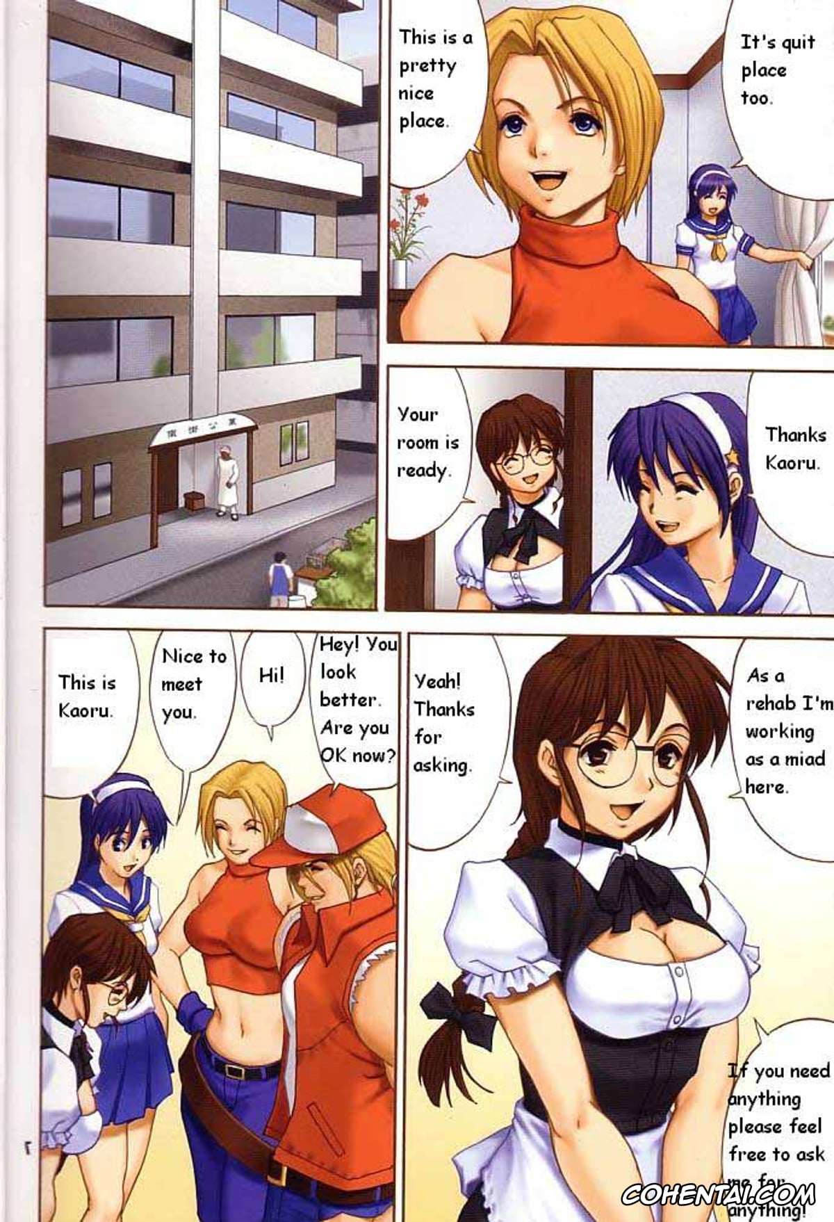 King of Fighters porno, Athena Asamiya porno, Blue Mary porno, Kaoru Watabe porno, Terry Bogard porno, Yuri & Friends Fullcolor 6 (King of Fighters), pagina 5
