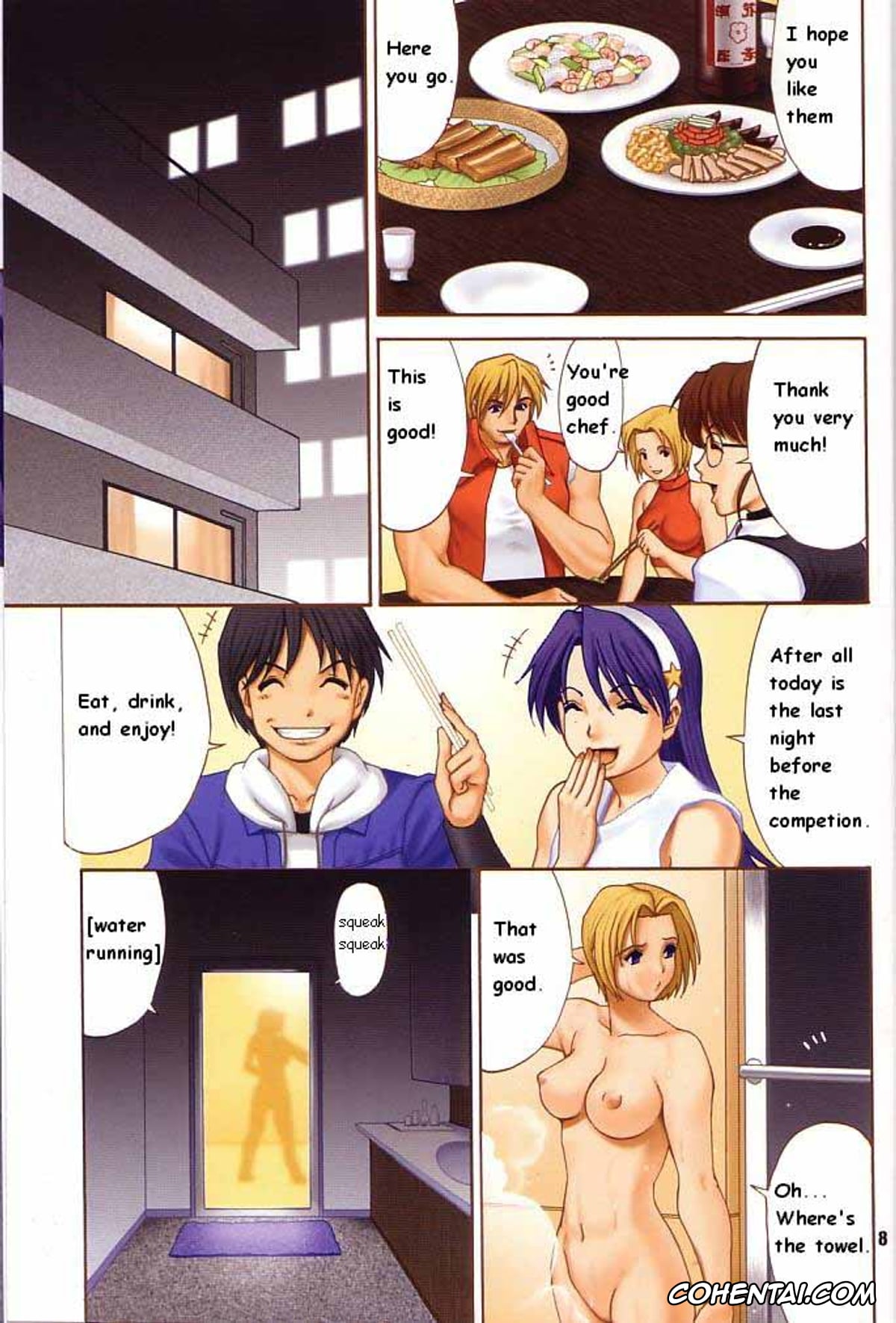 King of Fighters hentai, Athena Asamiya hentai, Blue Mary hentai, Kaoru Watabe hentai, Terry Bogard hentai, Yuri & Friends Fullcolor 6 (King of Fighters), pagina 6