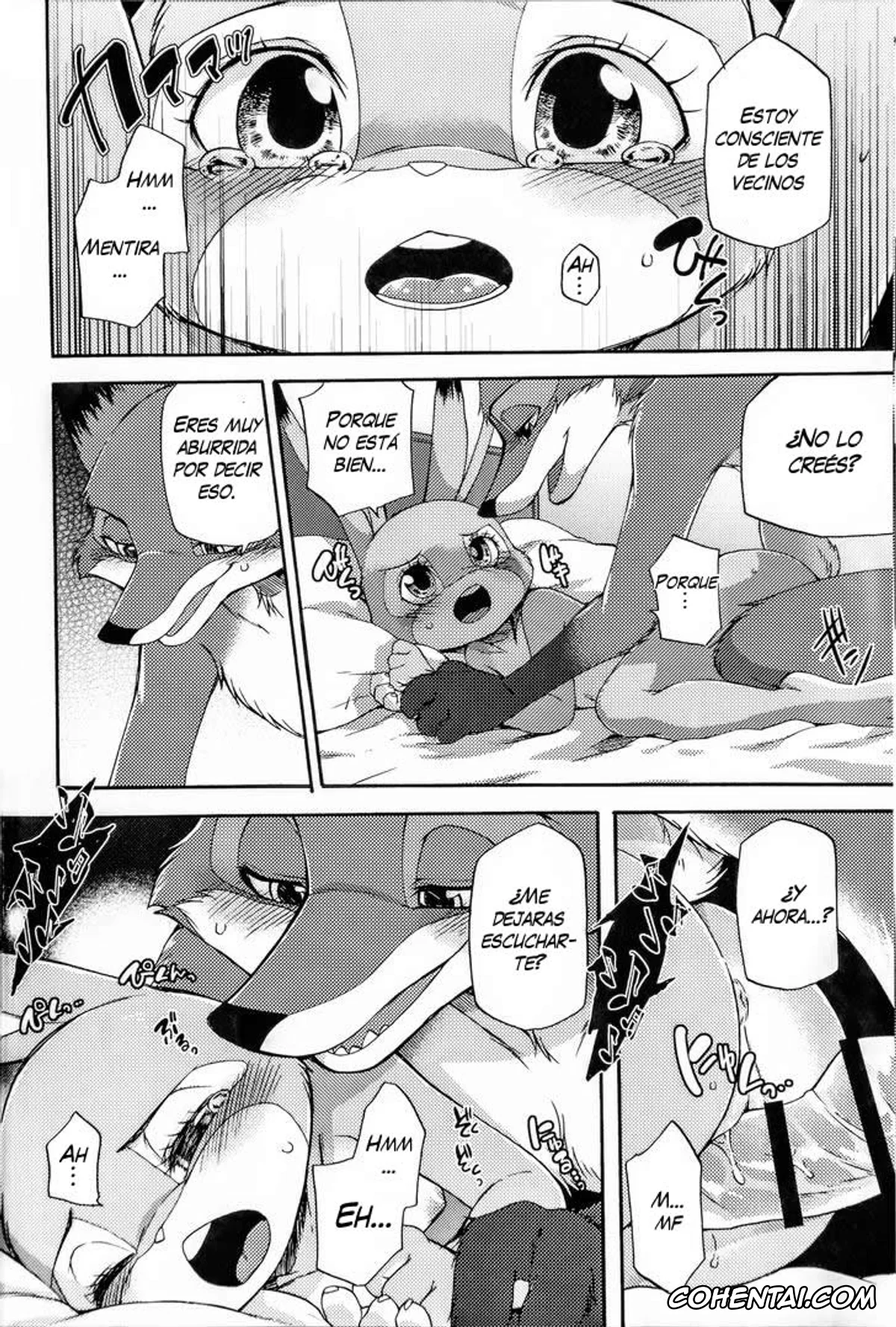 Zootopia hentai, Judy Hopps hentai, Nick Wilde hentai, Naki Rabbit (Zootopia), pagina 6
