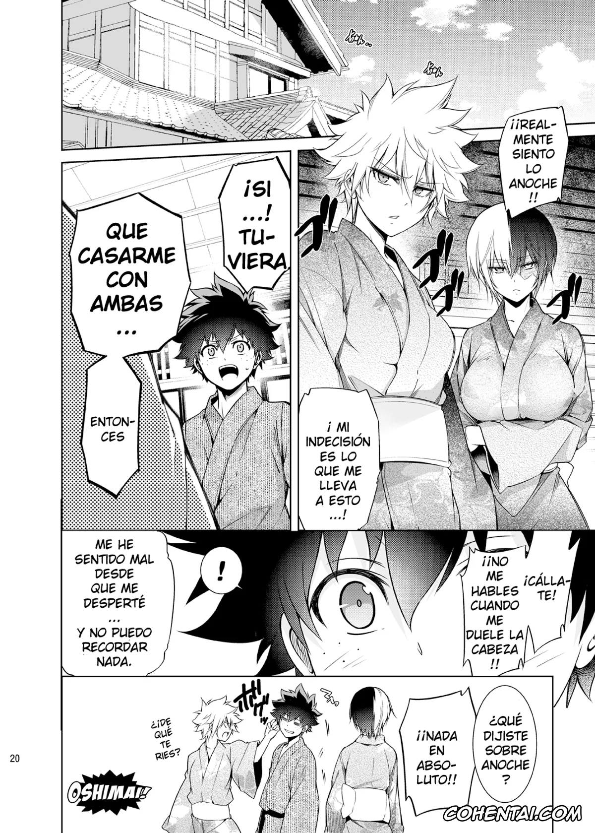 My Hero Academia | Boku No Hero Academia xxx, Izuku Midoriya xxx, Katsuki Bakugou xxx, Shouto Todoroki xxx, Boku no Iinazuke to Osananajimi ga Shuraba Sugiru Ver.4 (Boku no Hero Academia), pagina 19