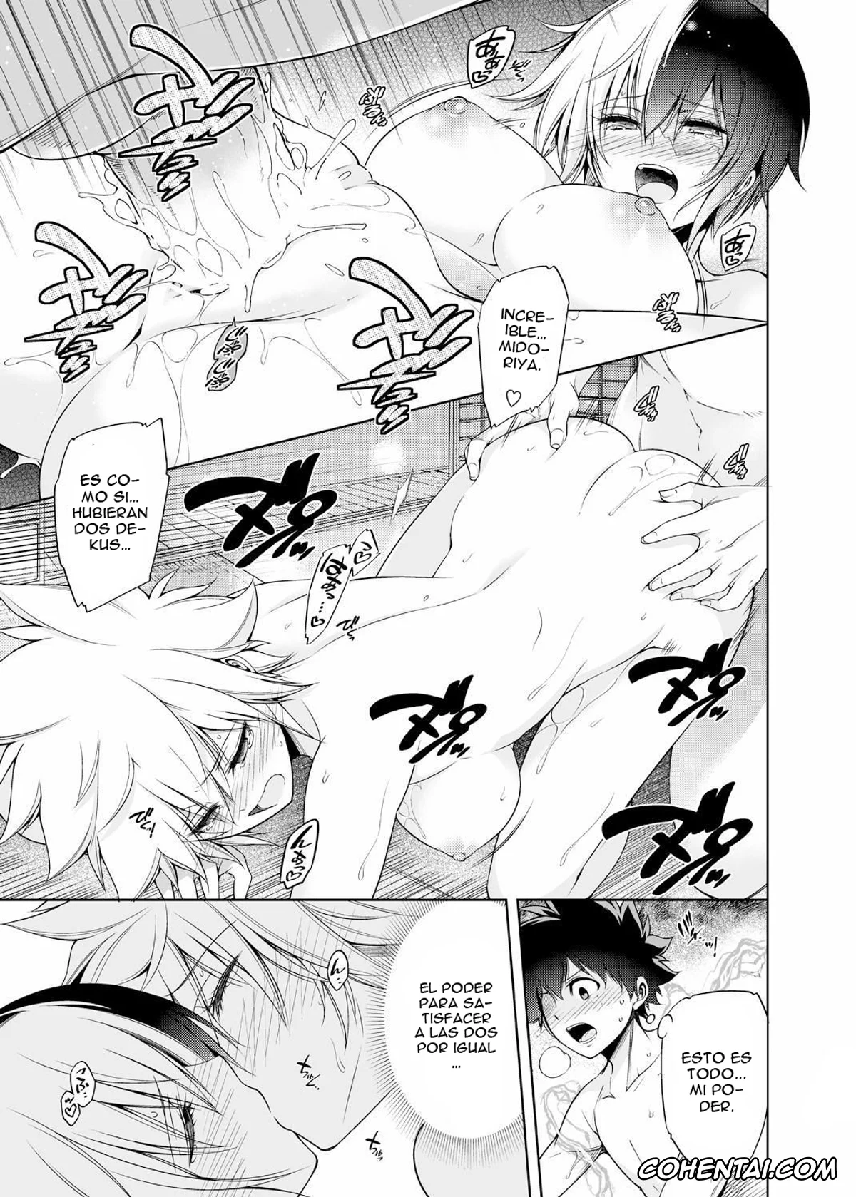 My Hero Academia | Boku No Hero Academia xxx, Izuku Midoriya xxx, Katsuki Bakugou xxx, Shouto Todoroki xxx, Boku no Iinazuke to Osananajimi ga Shuraba Sugiru Ver. 4 (Boku no Hero Academia), pagina 16