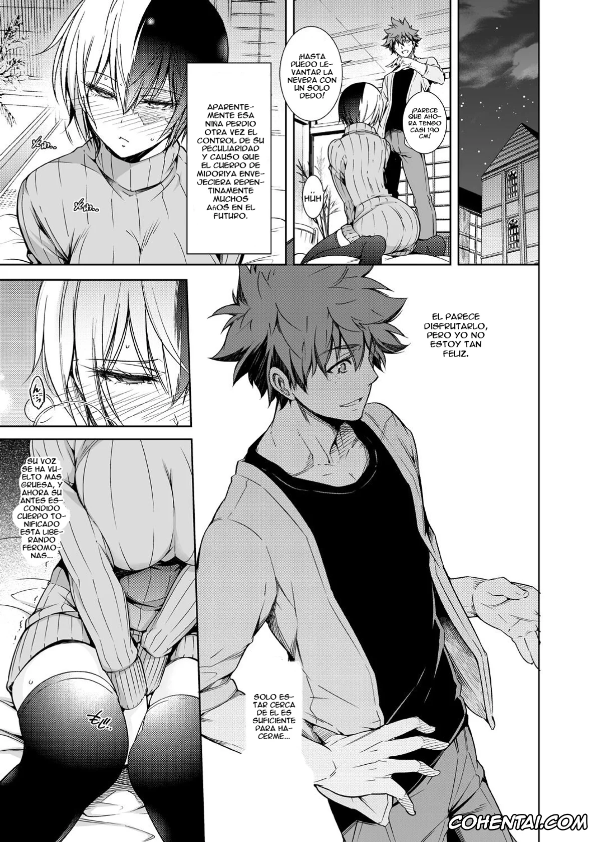 My Hero Academia | Boku No Hero Academia hentai, Izuku Midoriya hentai, Katsuki Bakugou hentai, Shouto Todoroki hentai, Boku no Iinazuke to Osananajimi ga Shuraba Sugiru Ver.5+5.5+COSPLAY (Boku no Hero Academia), pagina 18