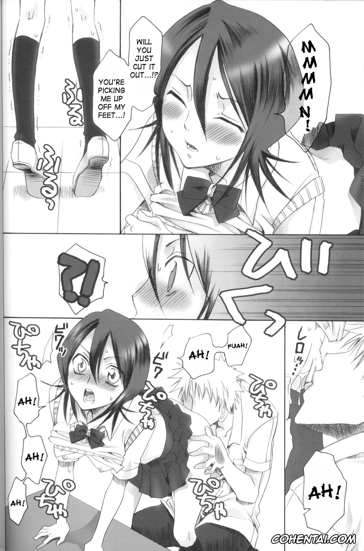 Bleach porno, Ichigo Kurosaki porno, Renji Abarai porno, Rukia Kuchiki porno, Kurosaki-ke no Shinigami (Bleach), pagina 5
