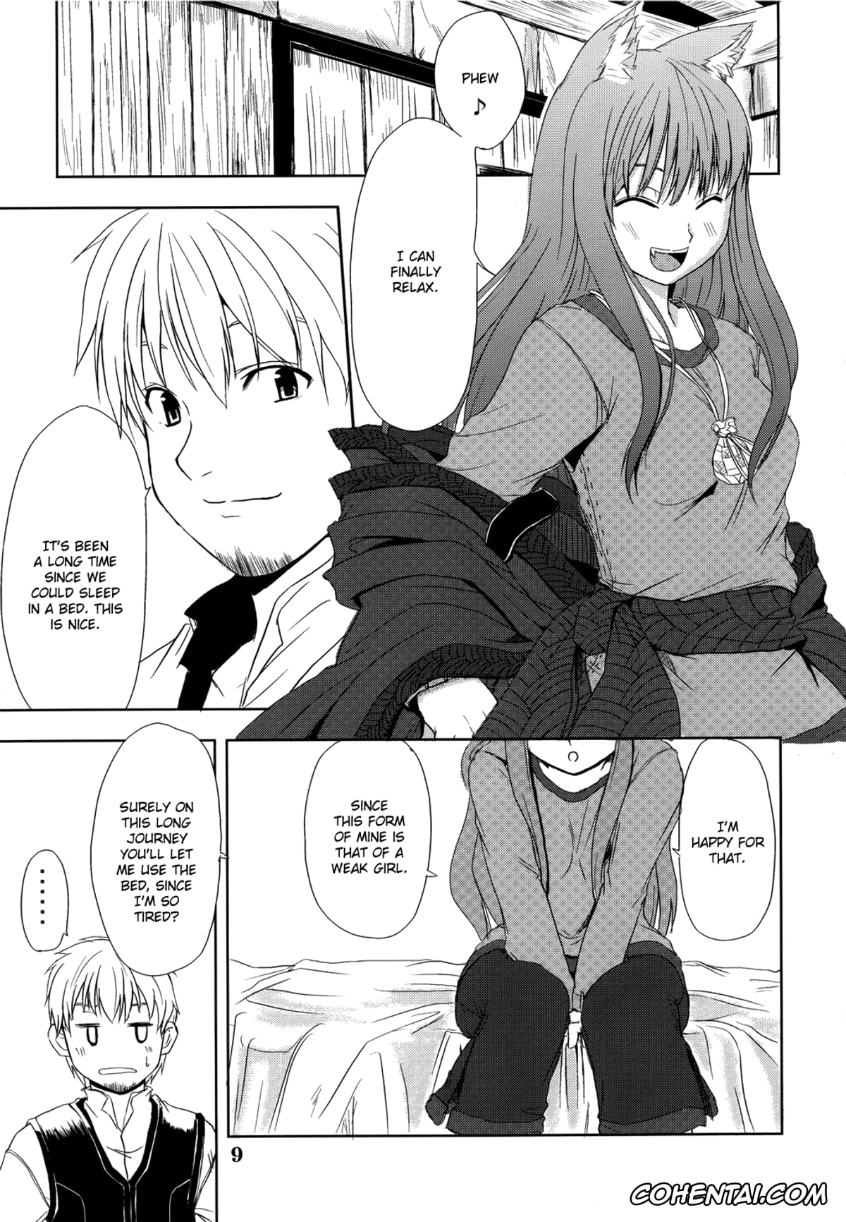 Spice And Wolf | Ookami To Koushinryou hentai, Holo hentai, Kraft Lawrence hentai, Ookami no Enbukyoku (Spice and Wolf), pagina 9