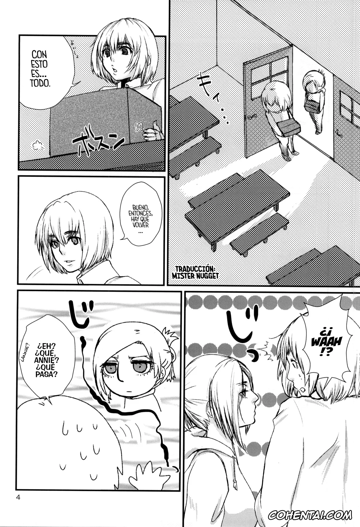 Shingeki No Kyojin | Attack On Titan hentai, Annie Leonhart hentai, Armin Arlert hentai, Lion sudden change (Shingeki no Kyojin), pagina 3