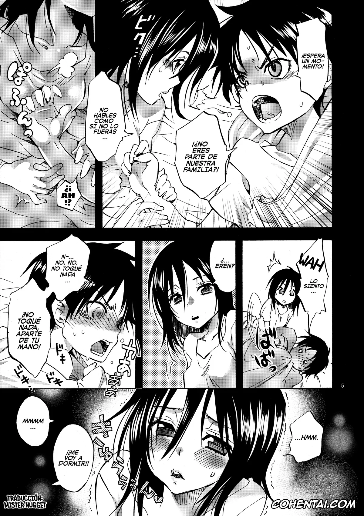 Shingeki No Kyojin | Attack On Titan porno, Eren Jaeger porno, Mikasa Ackerman porno, Eren to Kozukuri Jissen! (Shingeki no Kyojin), pagina 5