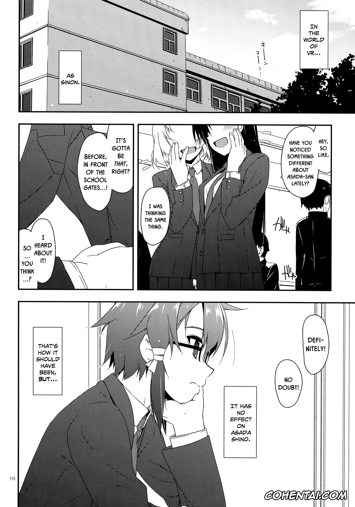 Sword Art Online hentai, Shino Asada | Sinon hentai, Break off (Sword Art Online), pagina 9