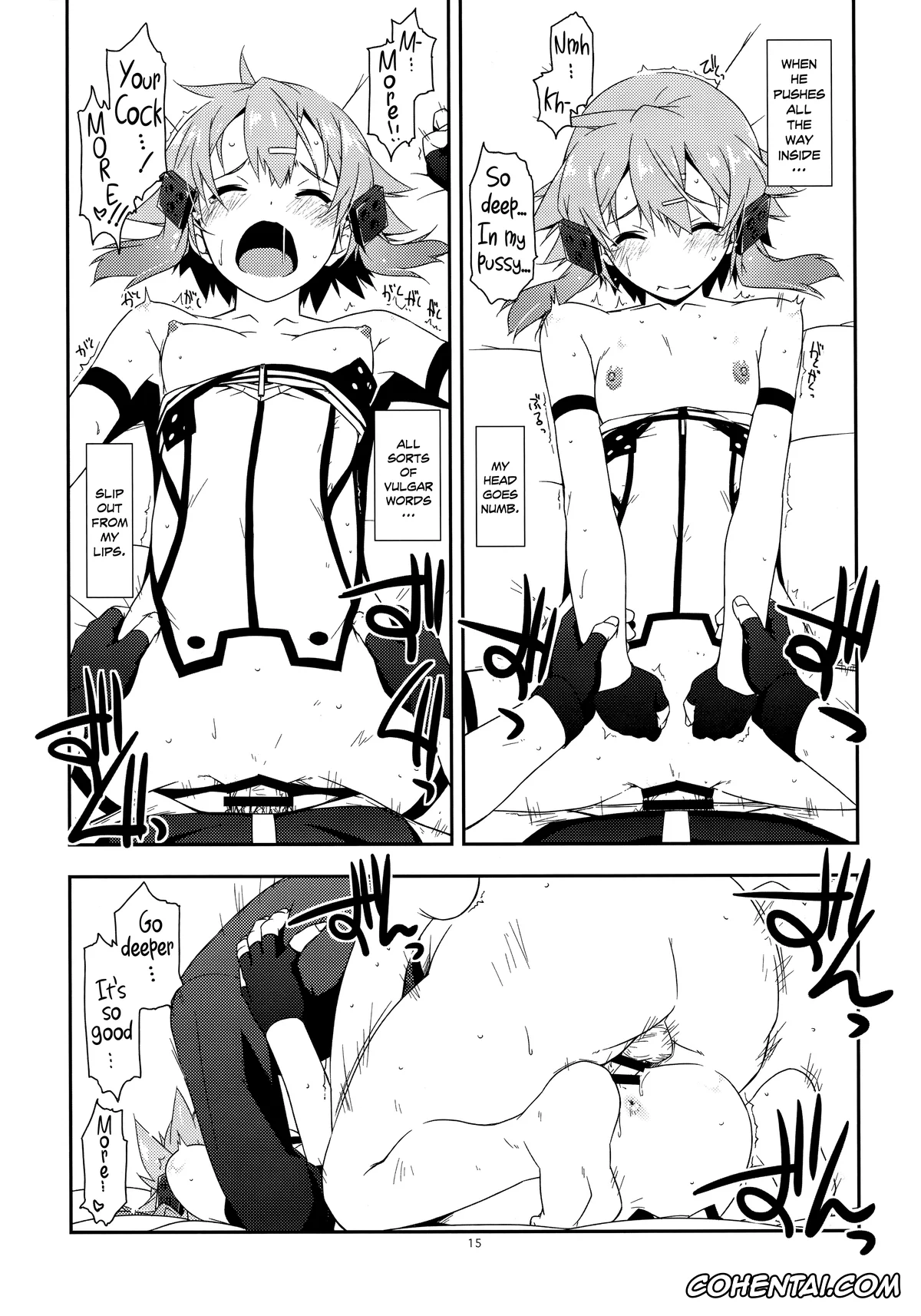 Sword Art Online porno, Shino Asada | Sinon porno, Break off (Sword Art Online), pagina 14
