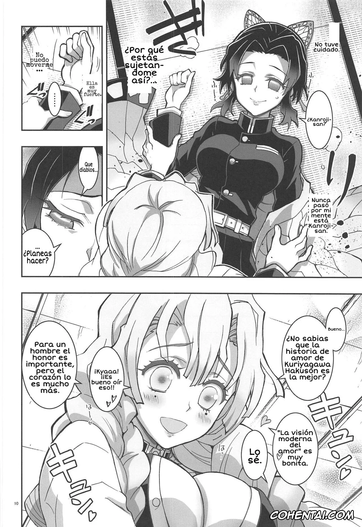 Kimetsu No Yaiba | Demon Slayer hentai, Mitsuri Kanroji hentai, Shinobu Kochou hentai, Mushi x Koi LOVERS (Kimetsu no Yaiba), pagina 9