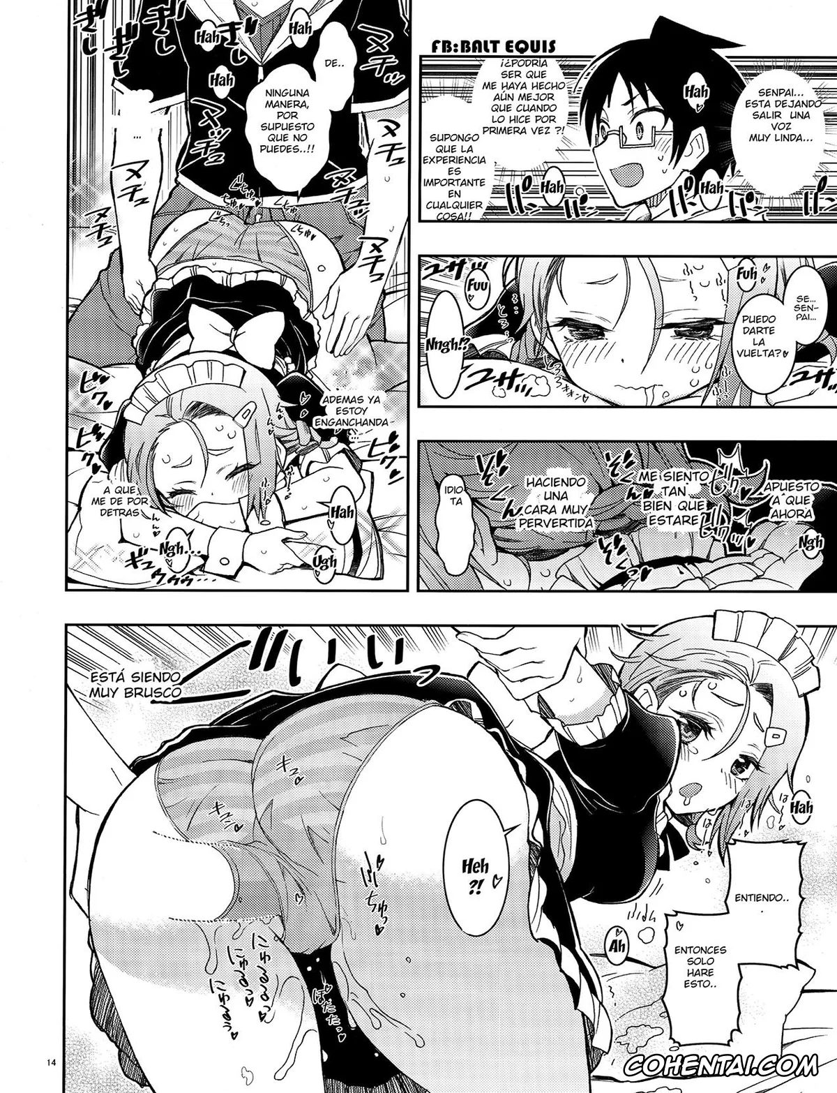 Bokutachi wa Benkyou ga Dekinai xxx, BOKUTACHIHA FUMINOMO ASUMIMO KAWAII (Bokutachi wa Benkyou ga Dekinai), pagina 13