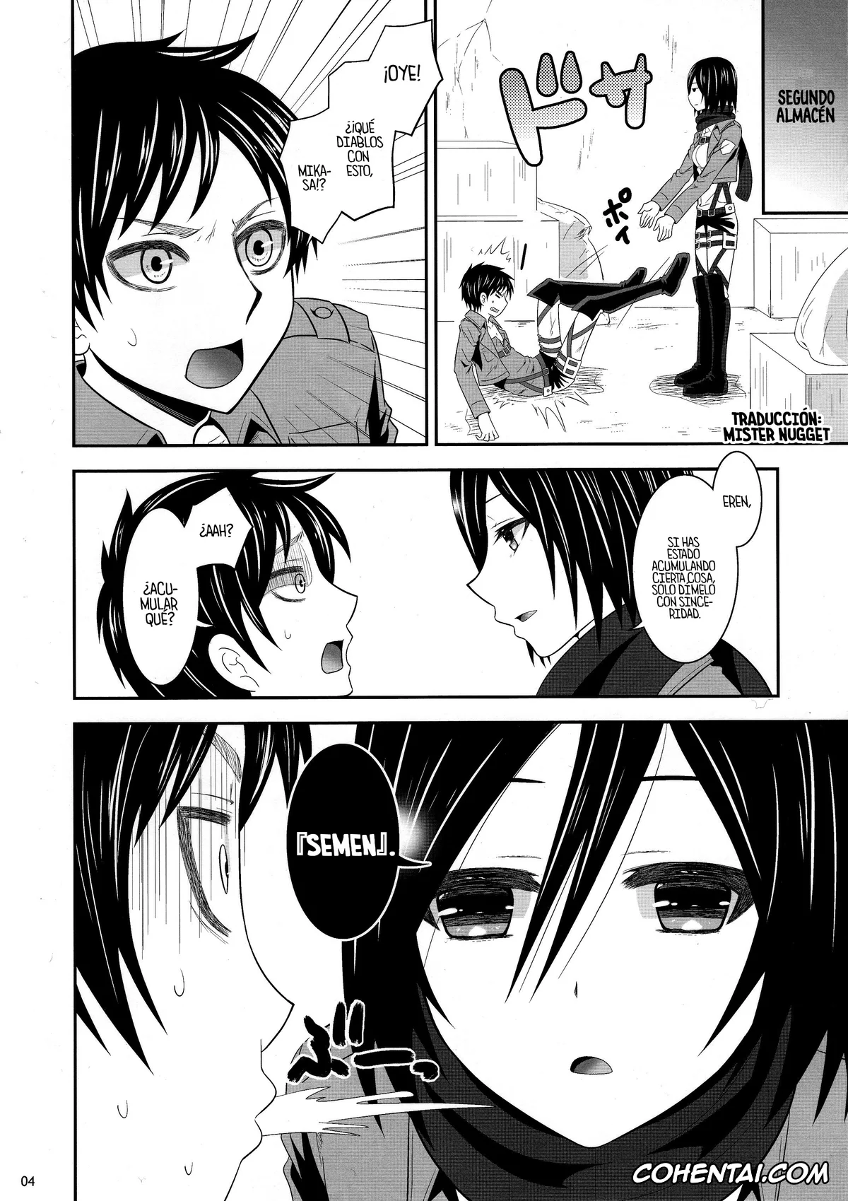 Shingeki No Kyojin | Attack On Titan xxx, Eren Jaeger xxx, Mikasa Ackerman xxx, Shingeki no Mikasa – attack on Mikasa (Shingeki no Kyojin), pagina 4