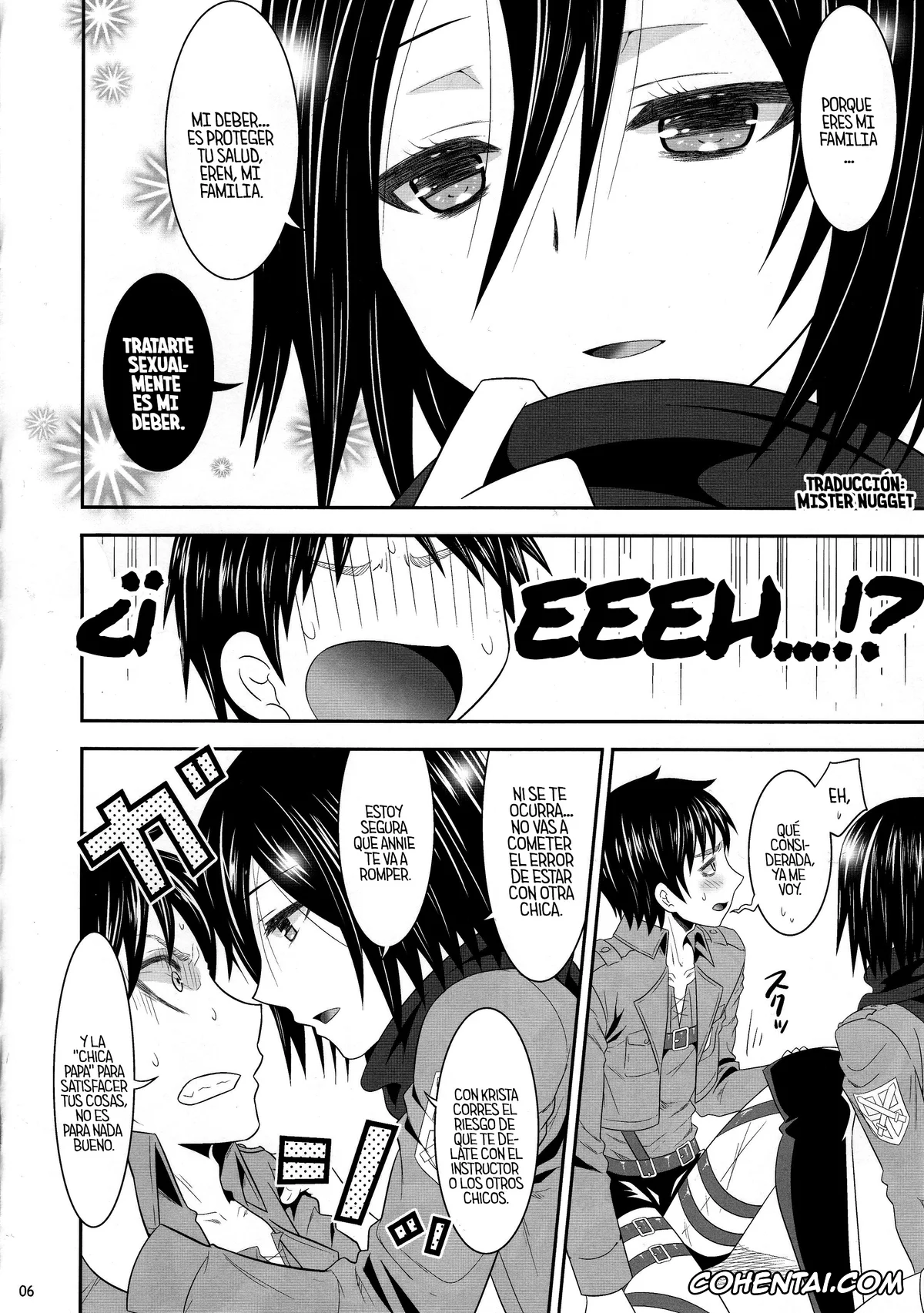 Shingeki No Kyojin | Attack On Titan hentai, Eren Jaeger hentai, Mikasa Ackerman hentai, Shingeki no Mikasa – attack on Mikasa (Shingeki no Kyojin), pagina 6