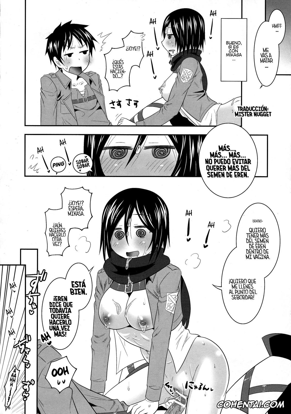 Shingeki No Kyojin | Attack On Titan xxx, Eren Jaeger xxx, Mikasa Ackerman xxx, Shingeki no Mikasa – attack on Mikasa (Shingeki no Kyojin), pagina 16