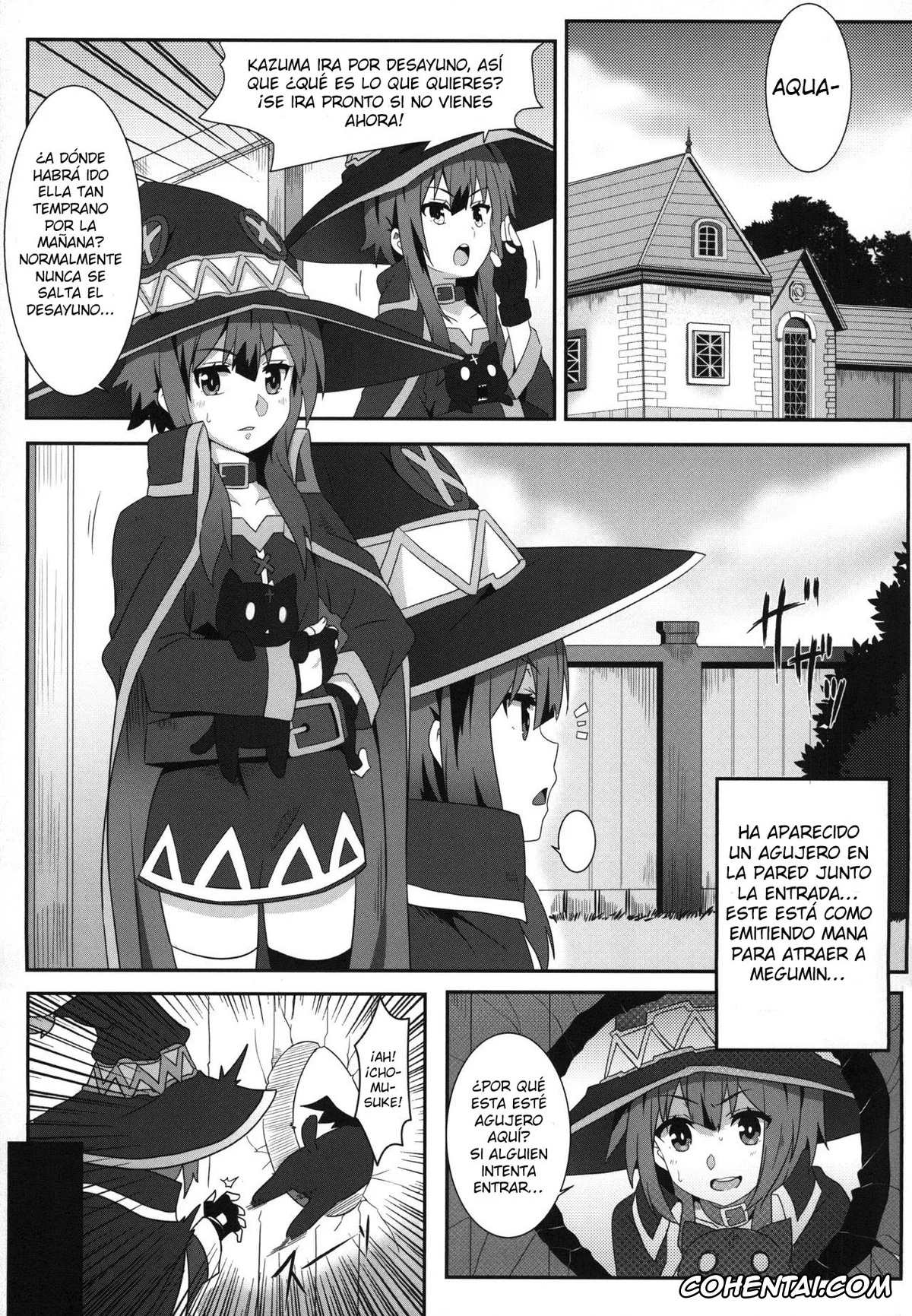 Kono Subarashii Sekai ni Syukufuku o! hentai, Aqua hentai, Kazuma Satou hentai, Megumin hentai, Megumin ni Kareina Shasei o! 3 (Kono Subarashii Sekai ni Syukufuku o!), pagina 3