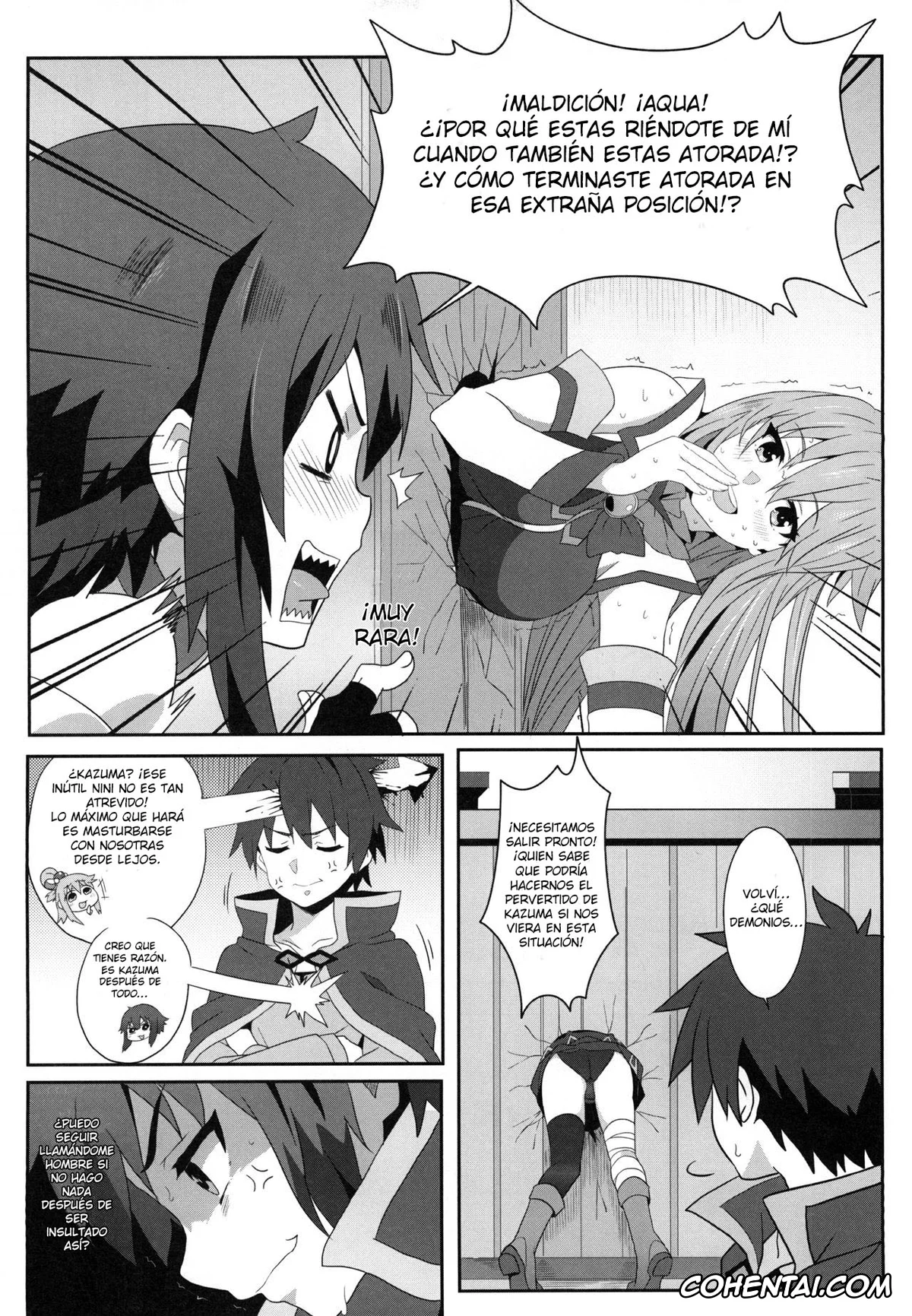 Kono Subarashii Sekai ni Syukufuku o! hentai, Aqua hentai, Kazuma Satou hentai, Megumin hentai, Megumin ni Kareina Shasei o! 3 (Kono Subarashii Sekai ni Syukufuku o!), pagina 6