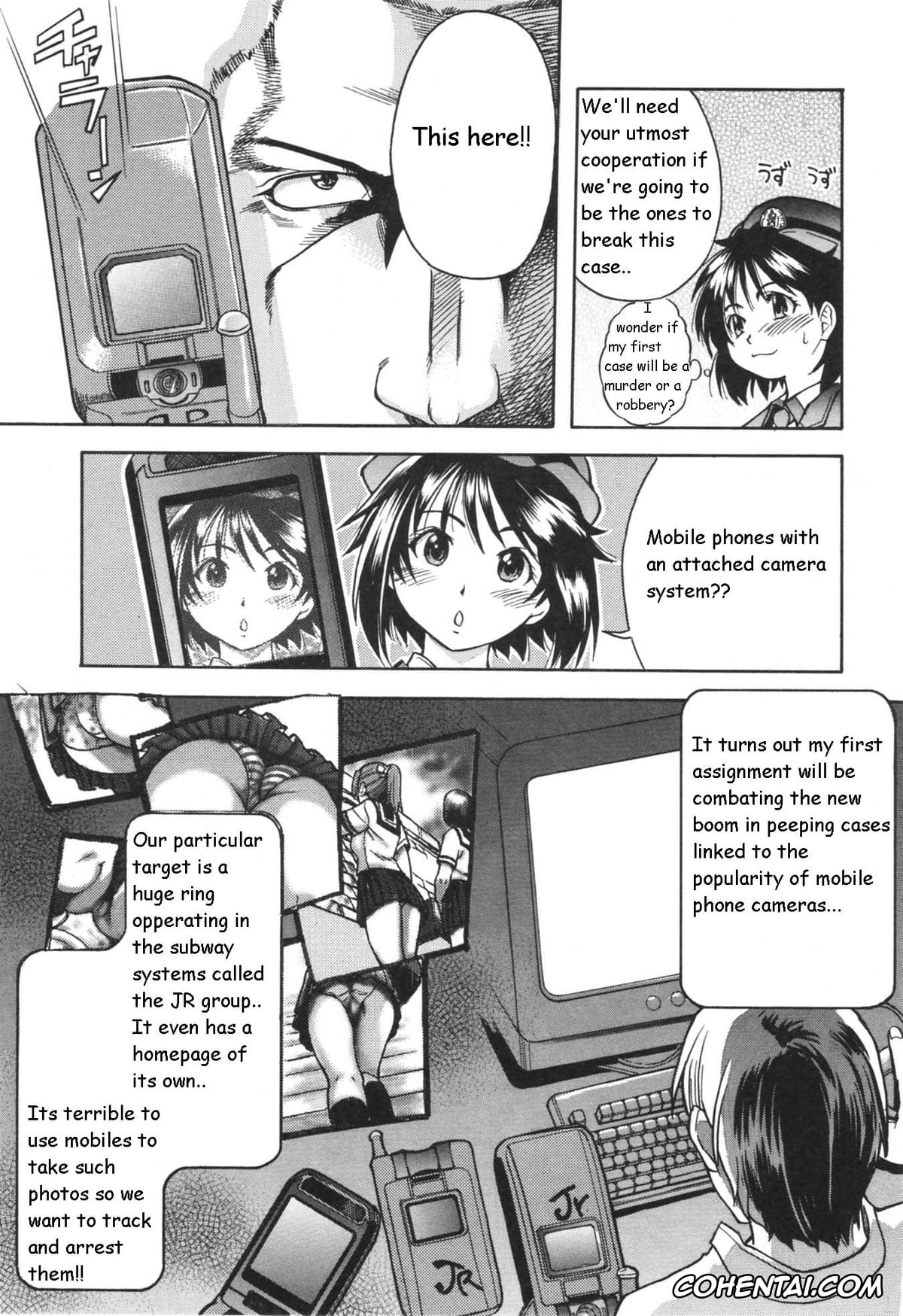 Original hentai, Sousa e-Gakari Ishihara Mina!! (Nosewasure), pagina 3