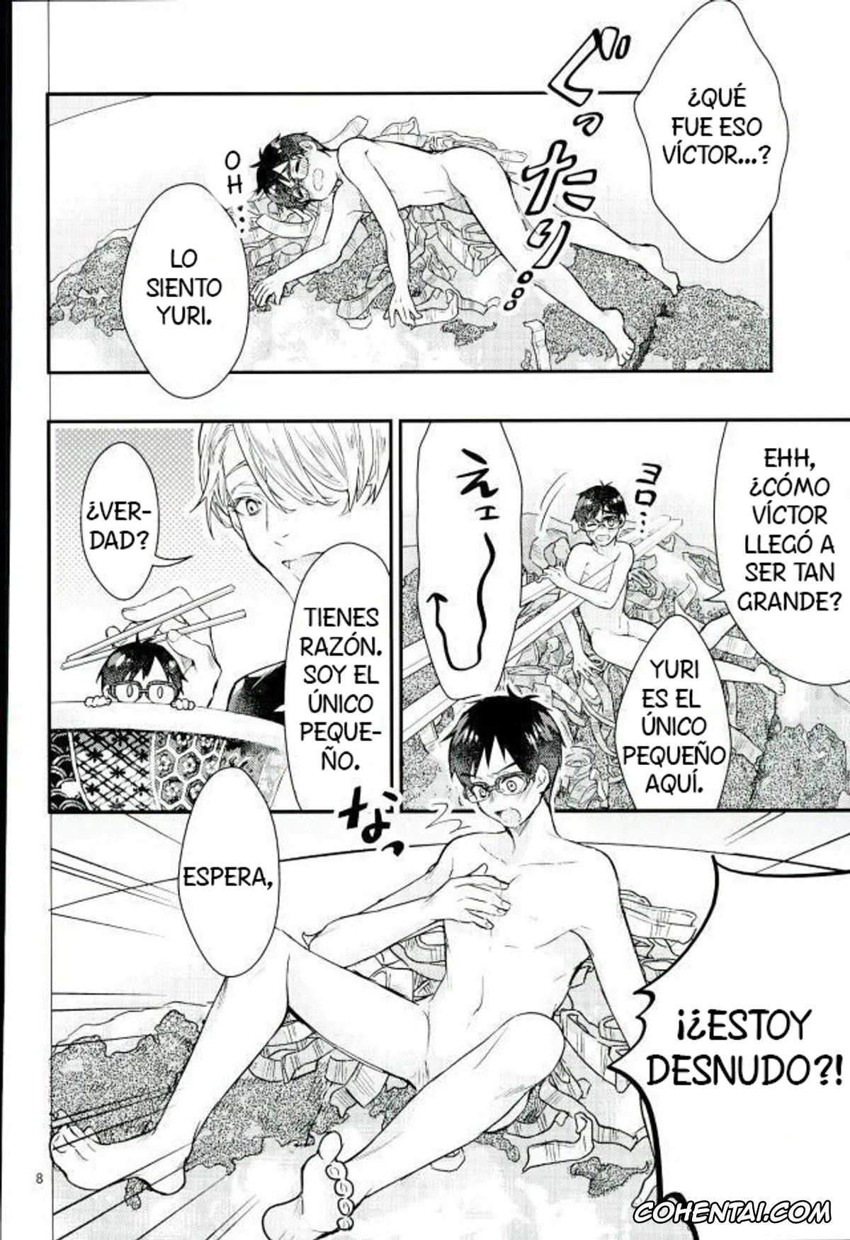 Yuri On Ice porno, Victor Nikiforov porno, Yuuri Katsuki porno, Mashou no Katsudon (Yuri on Ice), pagina 5