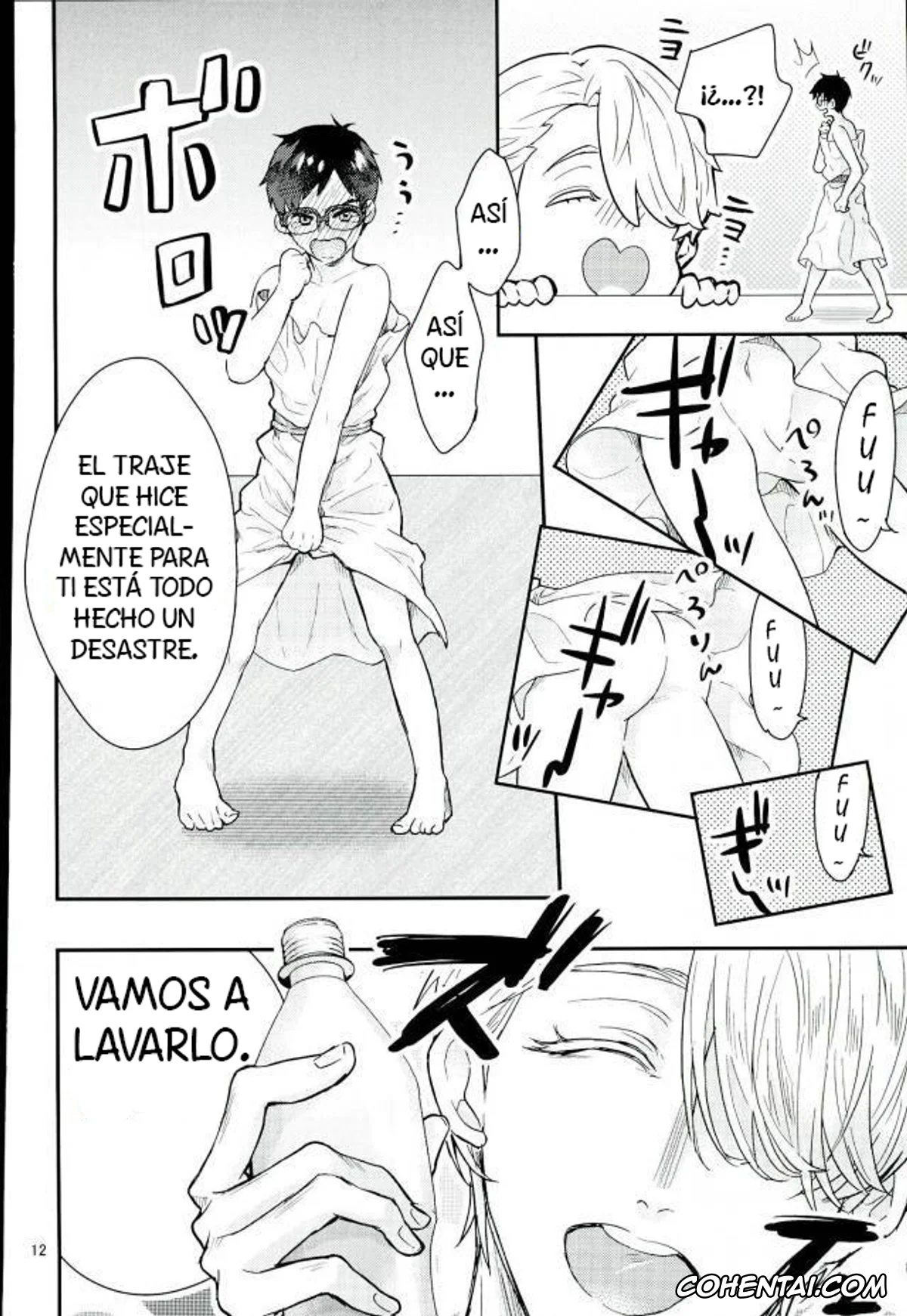 Yuri On Ice hentai, Victor Nikiforov hentai, Yuuri Katsuki hentai, Mashou no Katsudon (Yuri on Ice), pagina 9