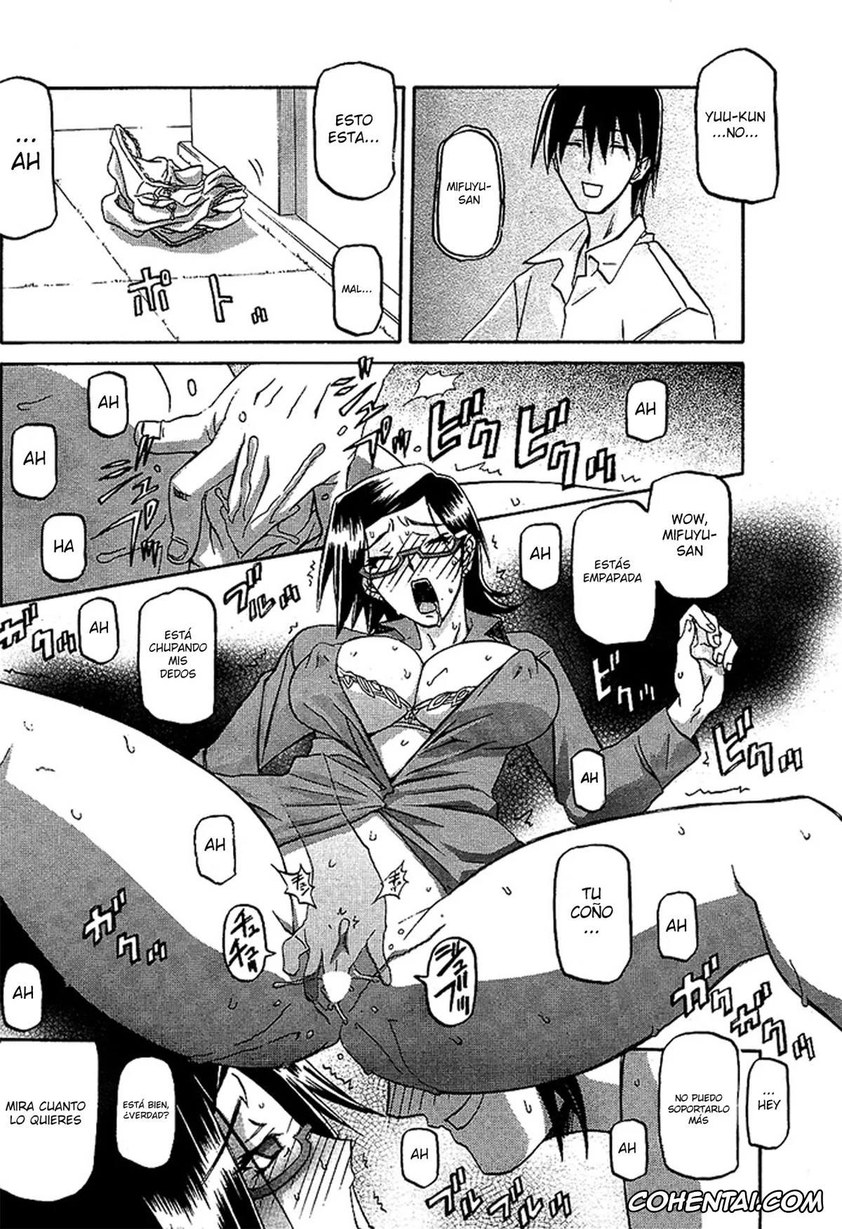 Manga hentai, Fuyu no Ajisai, pagina 18