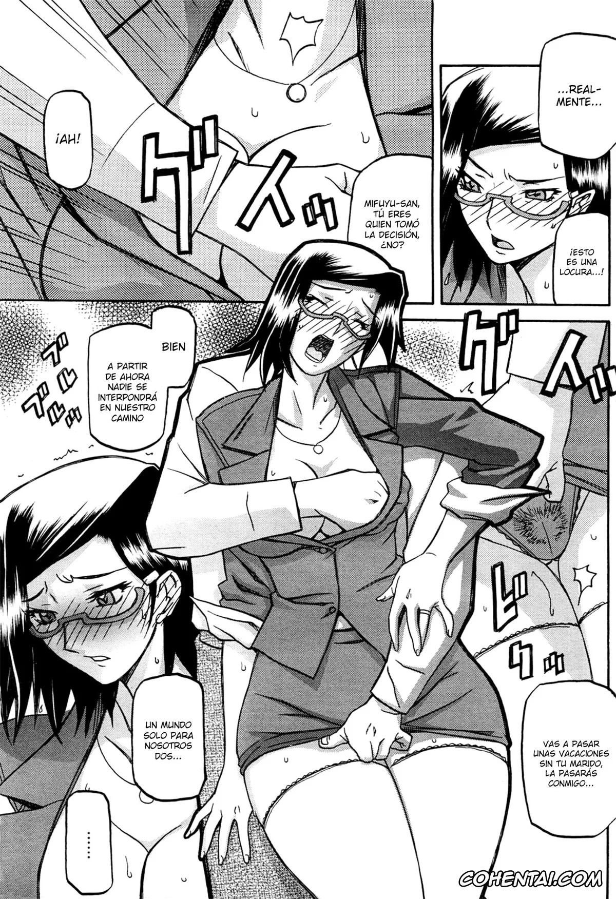 Manga porno, Fuyu no Ajisai, pagina 89