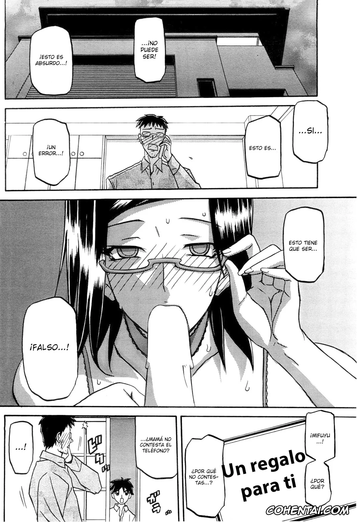 Manga porno, Fuyu no Ajisai, pagina 104