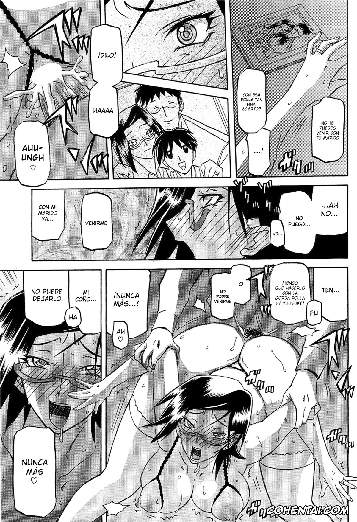 Manga hentai, Fuyu no Ajisai, pagina 129