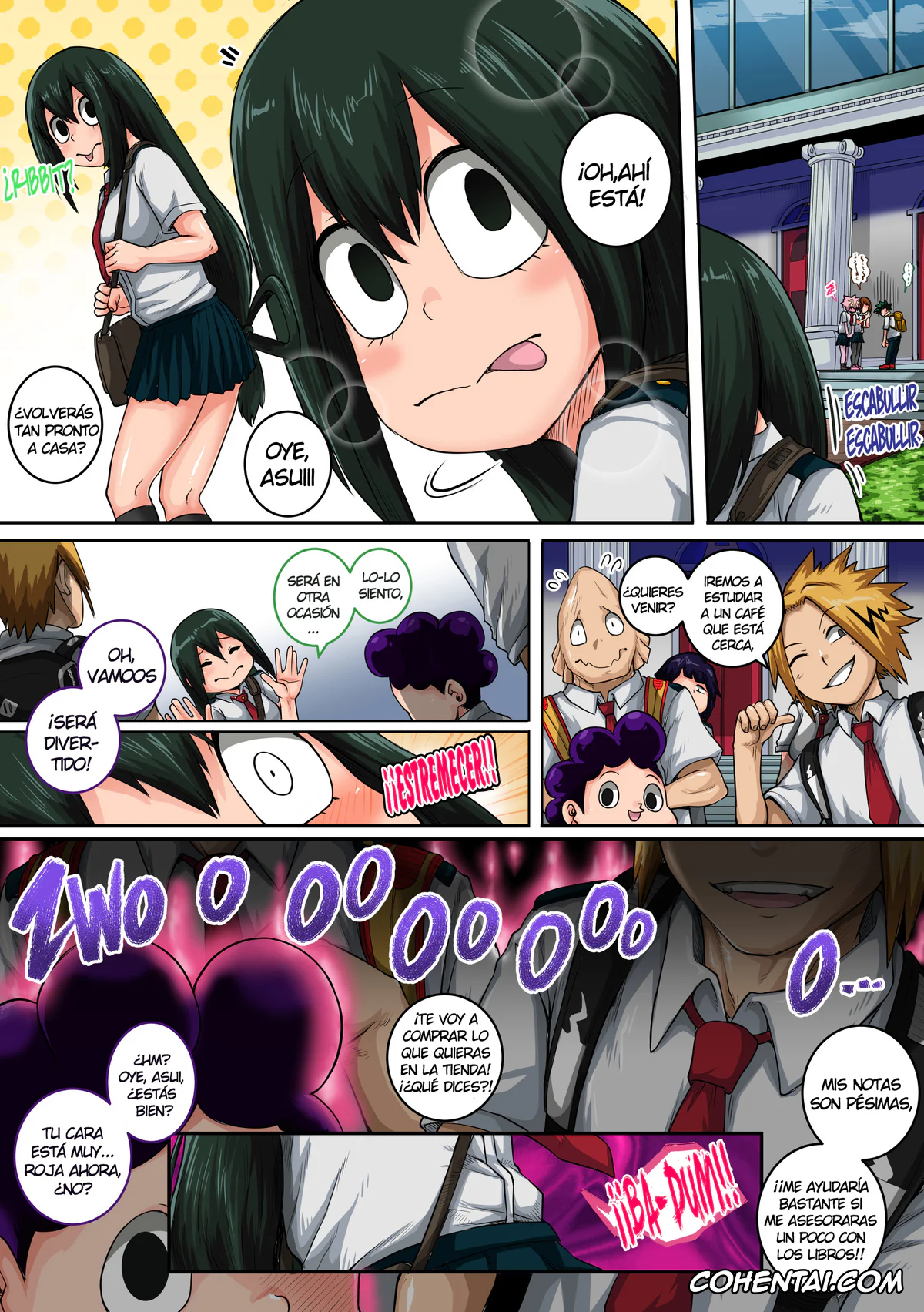 My Hero Academia | Boku No Hero Academia hentai, Izuku Midoriya hentai, Tsuyu Asui hentai, Boku no Harem Academia 06 wa: Doubutsu-teki na Kanojo (Boku no Hero Academia), pagina 6