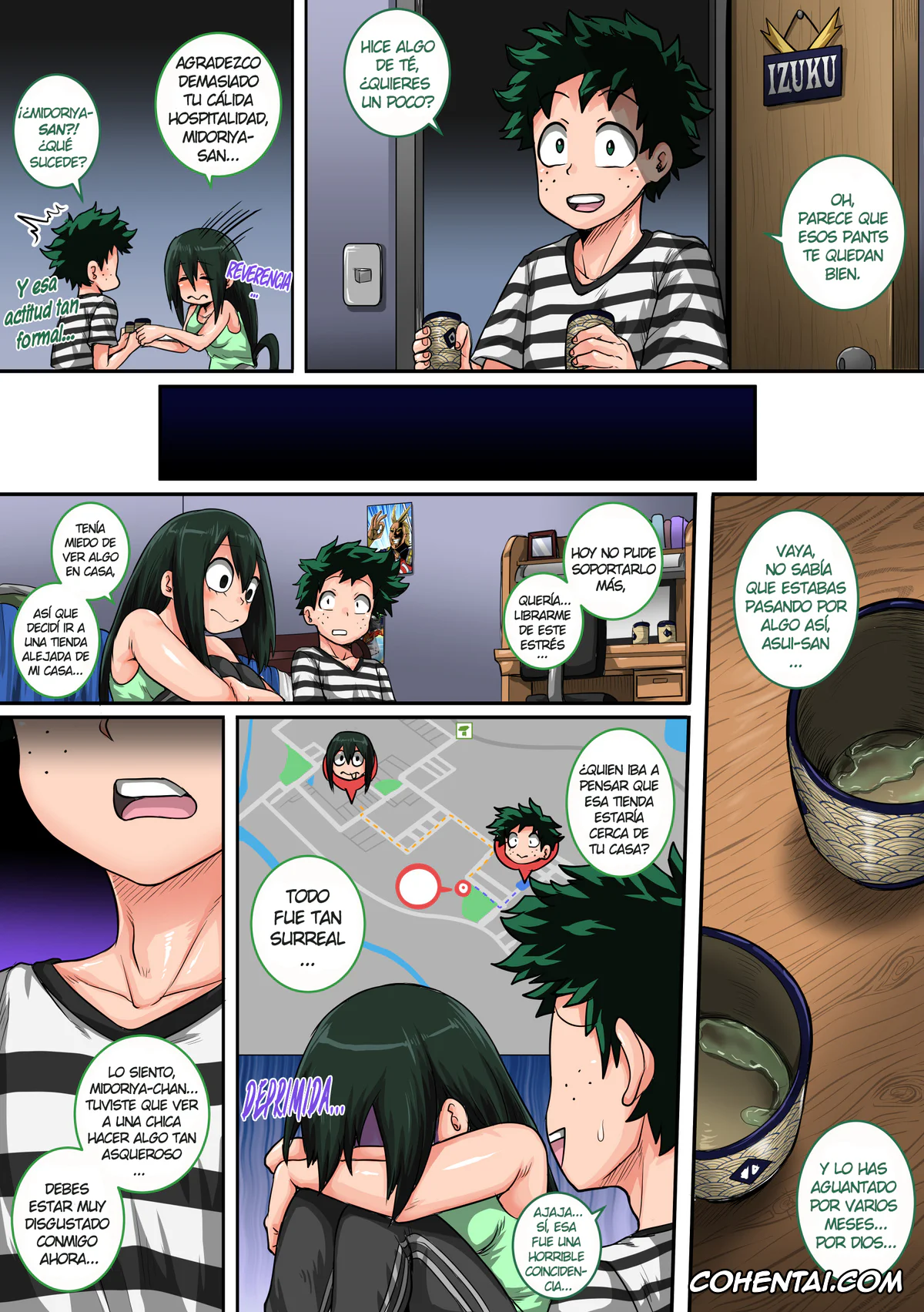 My Hero Academia | Boku No Hero Academia porno, Izuku Midoriya porno, Tsuyu Asui porno, Boku no Harem Academia 06 wa: Doubutsu-teki na Kanojo (Boku no Hero Academia), pagina 20