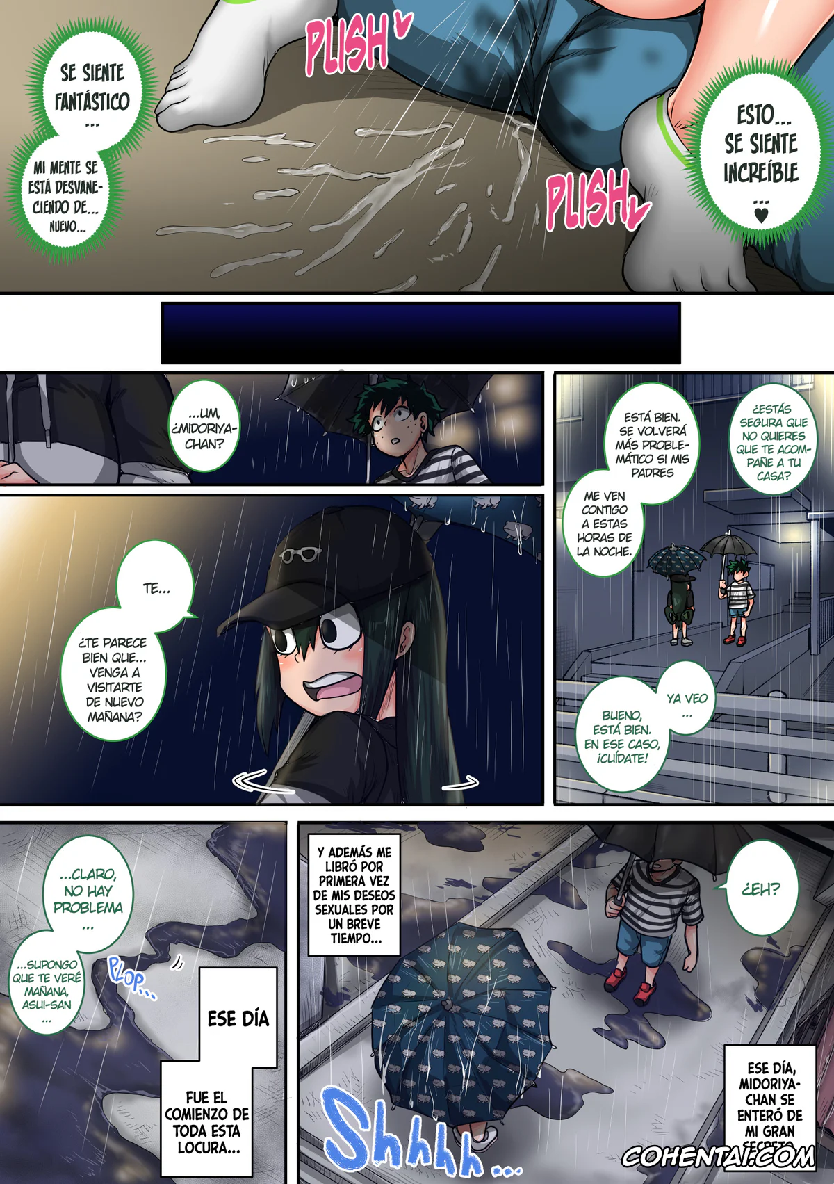 My Hero Academia | Boku No Hero Academia xxx, Izuku Midoriya xxx, Tsuyu Asui xxx, Boku no Harem Academia 06 wa: Doubutsu-teki na Kanojo (Boku no Hero Academia), pagina 28