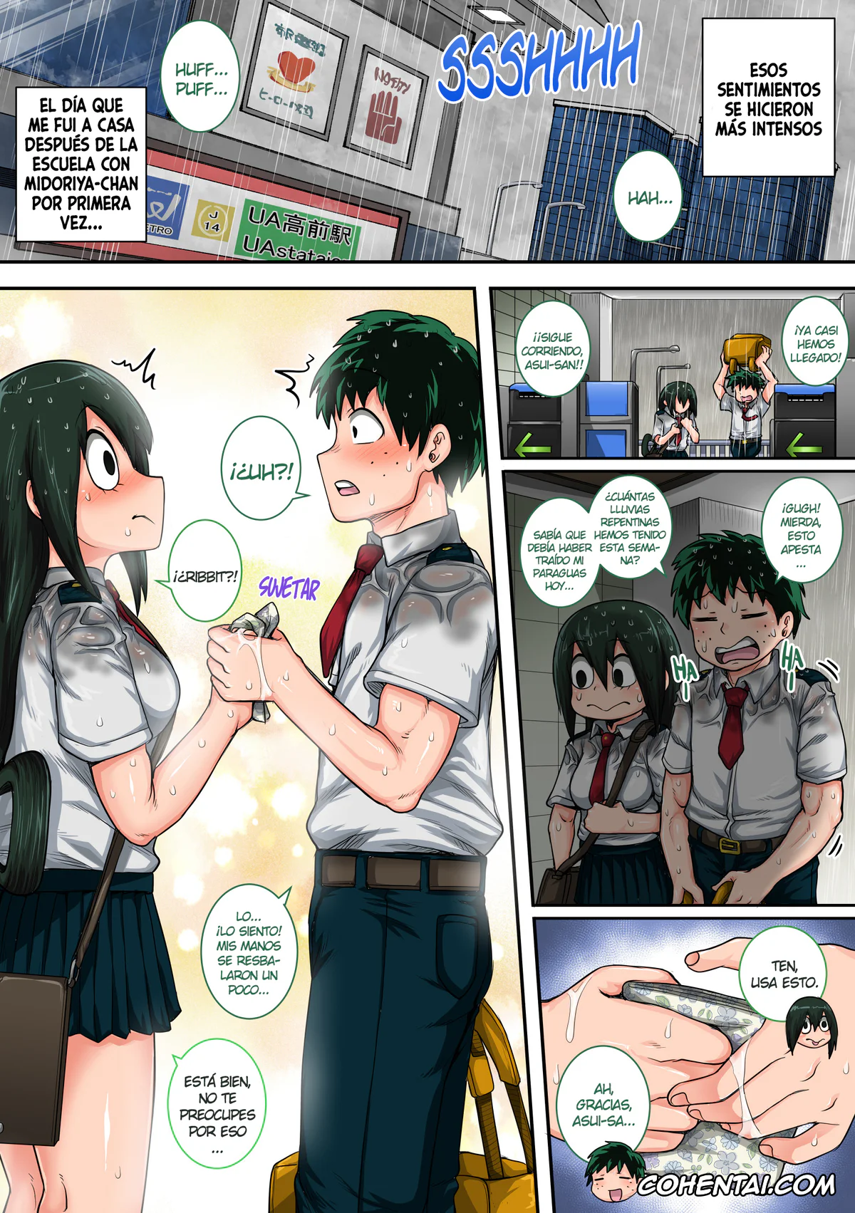 My Hero Academia | Boku No Hero Academia porno, Izuku Midoriya porno, Tsuyu Asui porno, Boku no Harem Academia 06 wa: Doubutsu-teki na Kanojo (Boku no Hero Academia), pagina 32