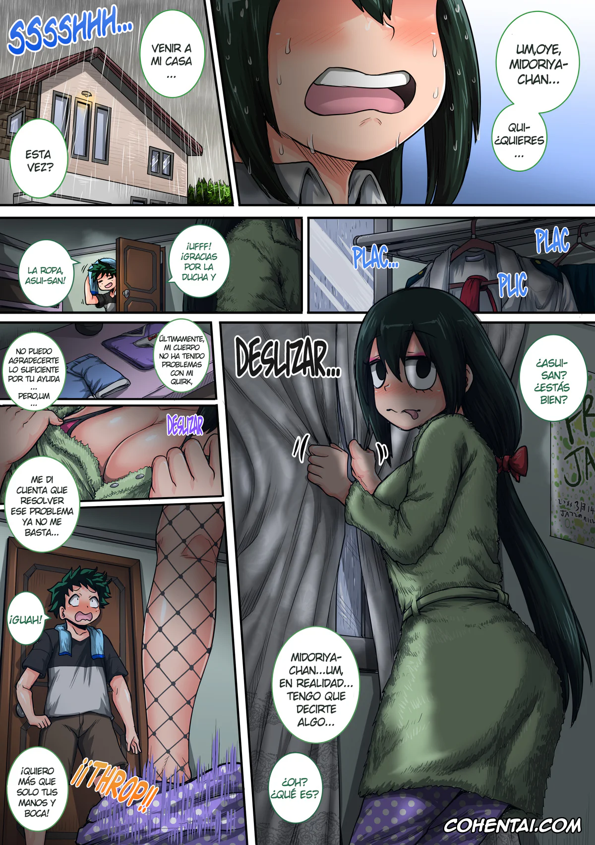 My Hero Academia | Boku No Hero Academia hentai, Izuku Midoriya hentai, Tsuyu Asui hentai, Boku no Harem Academia 06 wa: Doubutsu-teki na Kanojo (Boku no Hero Academia), pagina 33