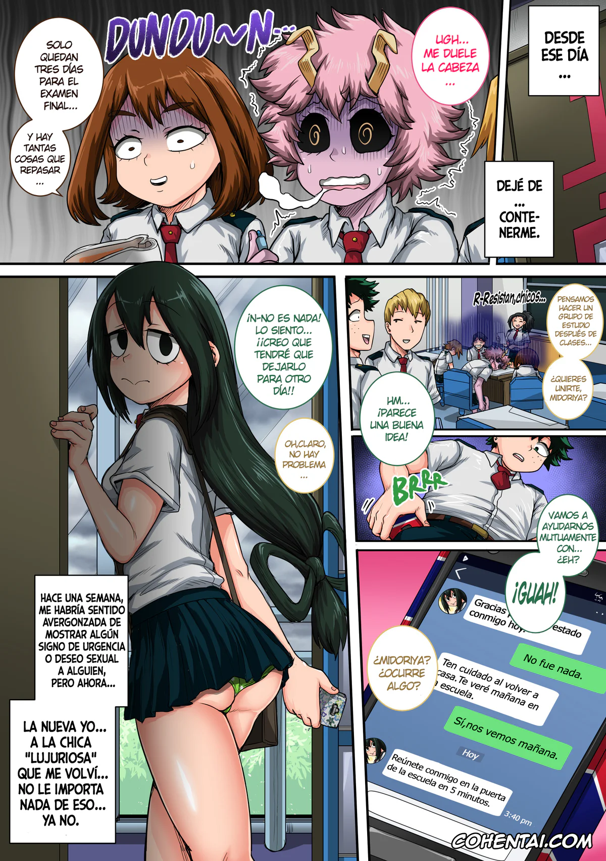 My Hero Academia | Boku No Hero Academia xxx, Izuku Midoriya xxx, Tsuyu Asui xxx, Boku no Harem Academia 06 wa: Doubutsu-teki na Kanojo (Boku no Hero Academia), pagina 43