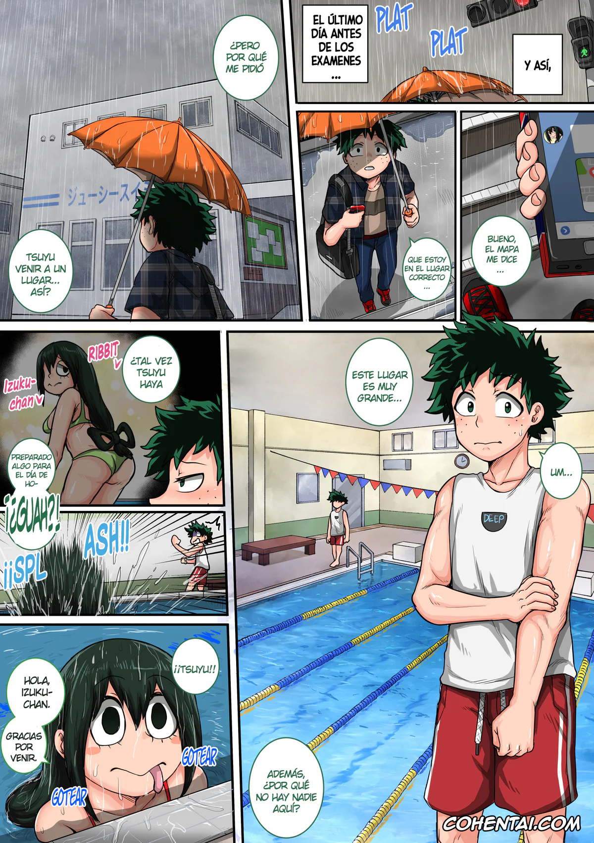 My Hero Academia | Boku No Hero Academia porno, Izuku Midoriya porno, Tsuyu Asui porno, Boku no Harem Academia 06 wa: Doubutsu-teki na Kanojo (Boku no Hero Academia), pagina 53