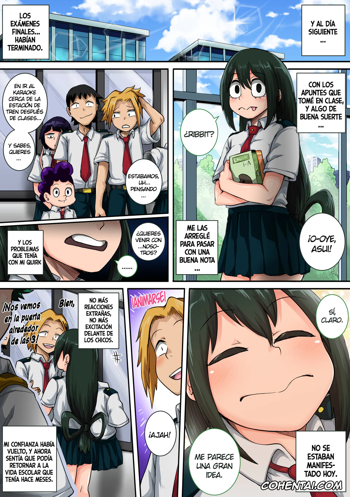 My Hero Academia | Boku No Hero Academia porno, Izuku Midoriya porno, Tsuyu Asui porno, Boku no Harem Academia 06 wa: Doubutsu-teki na Kanojo (Boku no Hero Academia), pagina 65