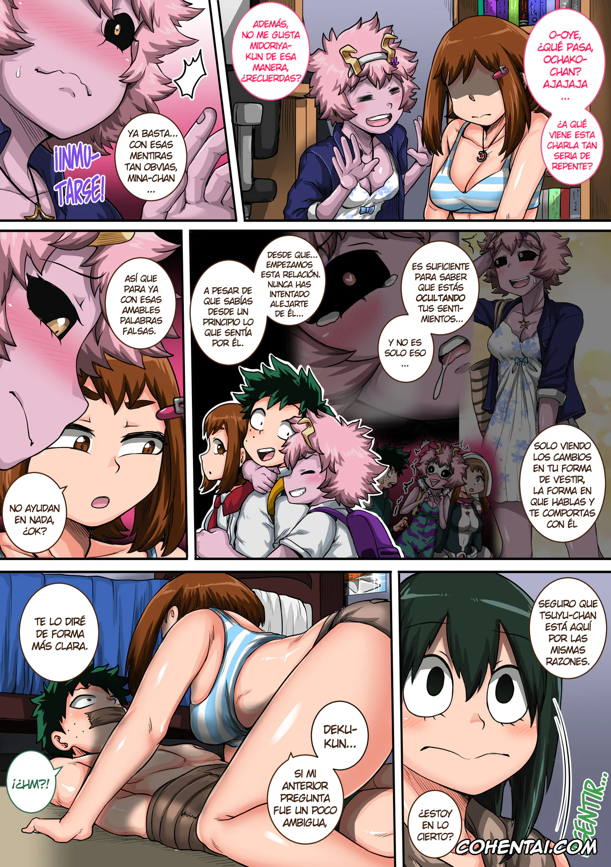 My Hero Academia | Boku No Hero Academia porno, Izuku Midoriya porno, Tsuyu Asui porno, Boku no Harem Academia 06 wa: Doubutsu-teki na Kanojo (Boku no Hero Academia), pagina 74