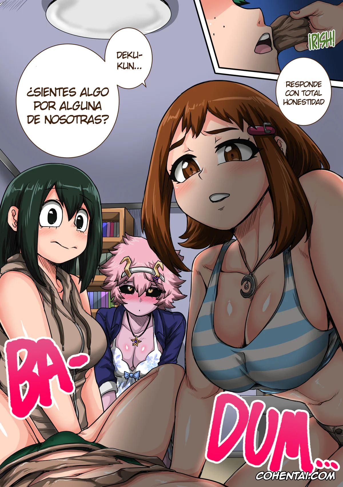 My Hero Academia | Boku No Hero Academia hentai, Izuku Midoriya hentai, Tsuyu Asui hentai, Boku no Harem Academia 06 wa: Doubutsu-teki na Kanojo (Boku no Hero Academia), pagina 75