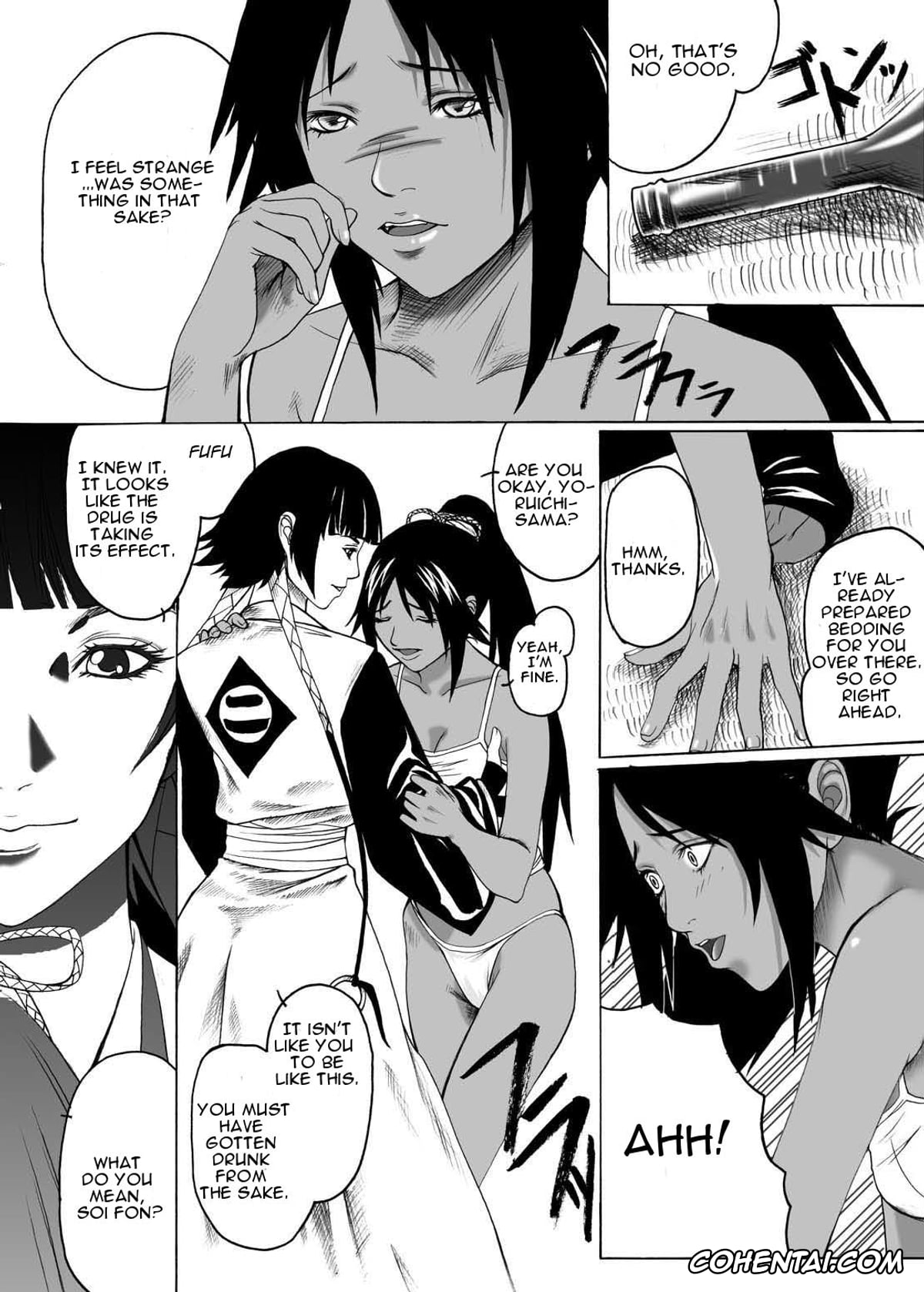 Bleach xxx, Rukia Kuchiki xxx, Soi Fon xxx, Yoruichi Shihoin xxx, Anjoku Houkan (BLEACH), pagina 10