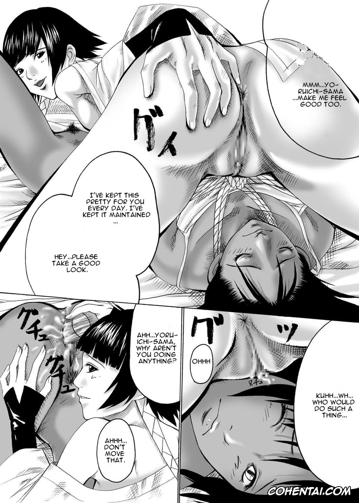 Bleach xxx, Rukia Kuchiki xxx, Soi Fon xxx, Yoruichi Shihoin xxx, Anjoku Houkan (BLEACH), pagina 19