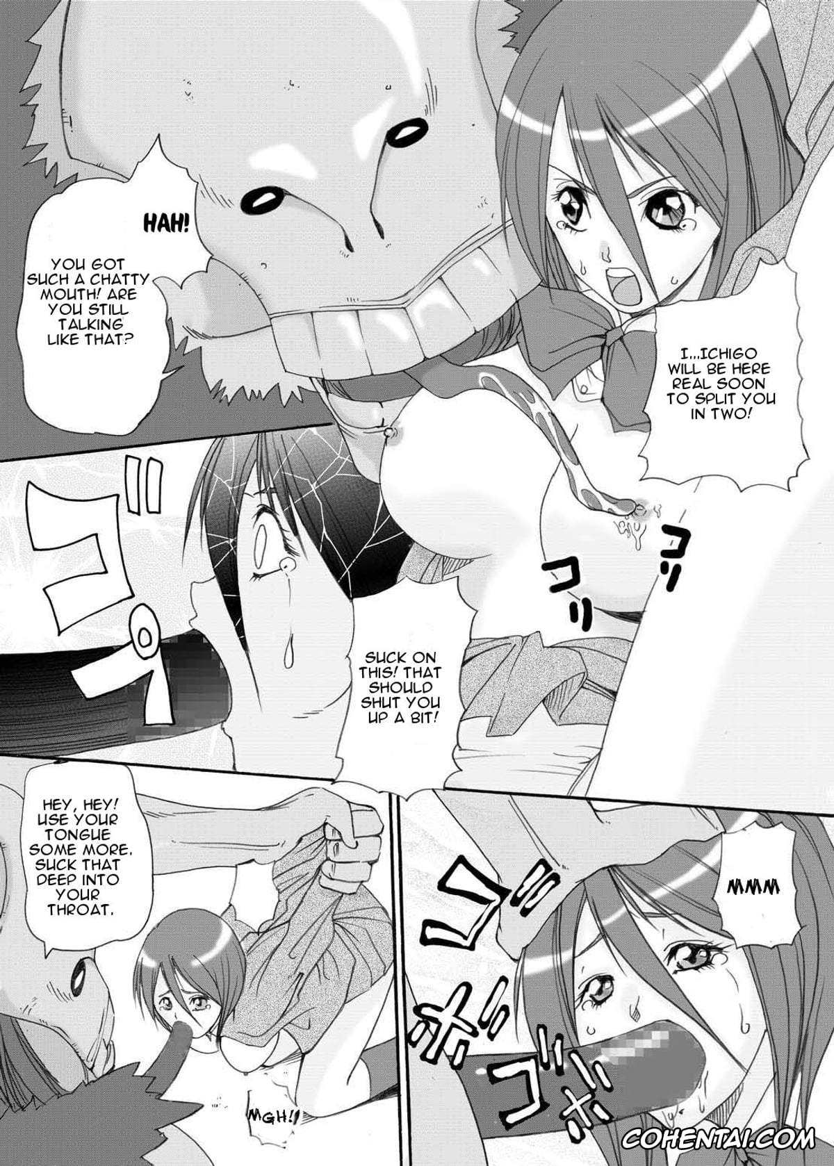 Bleach porno, Rukia Kuchiki porno, Soi Fon porno, Yoruichi Shihoin porno, Anjoku Houkan (BLEACH), pagina 38