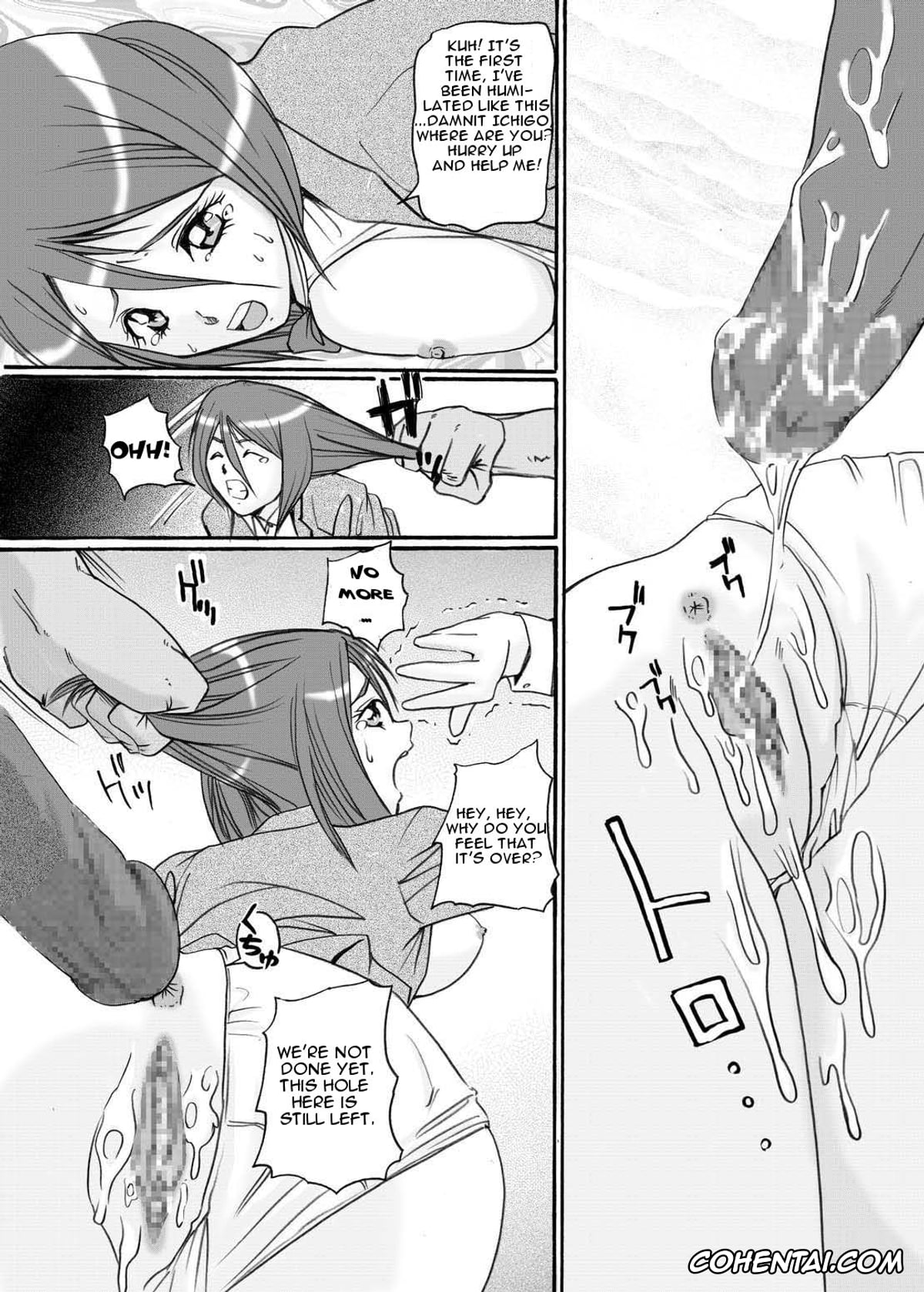 Bleach porno, Rukia Kuchiki porno, Soi Fon porno, Yoruichi Shihoin porno, Anjoku Houkan (BLEACH), pagina 44