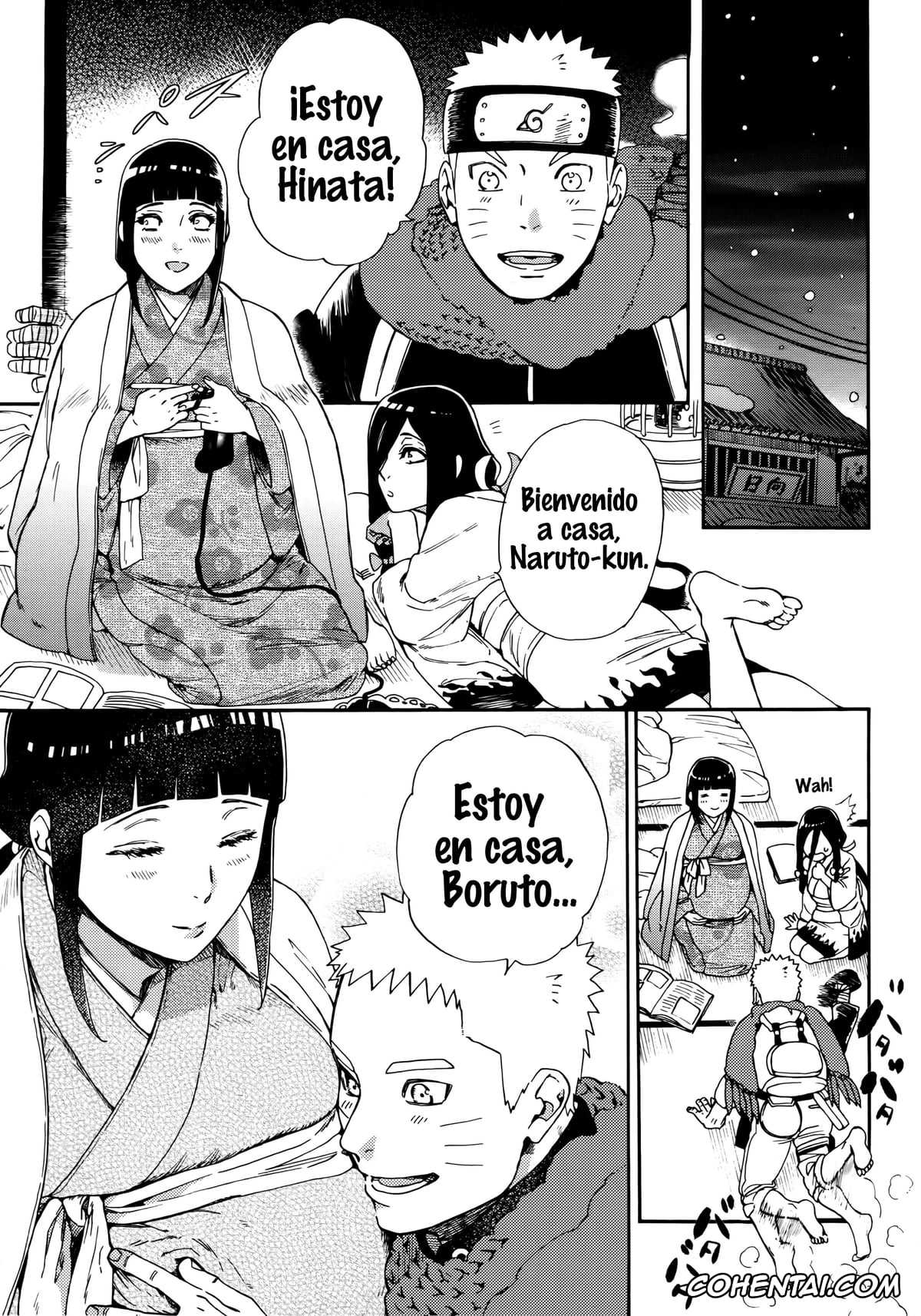 NARUTO hentai, Hinata Hyuga hentai, Naruto Uzumaki hentai, Maternity May Club (Naruto), pagina 6