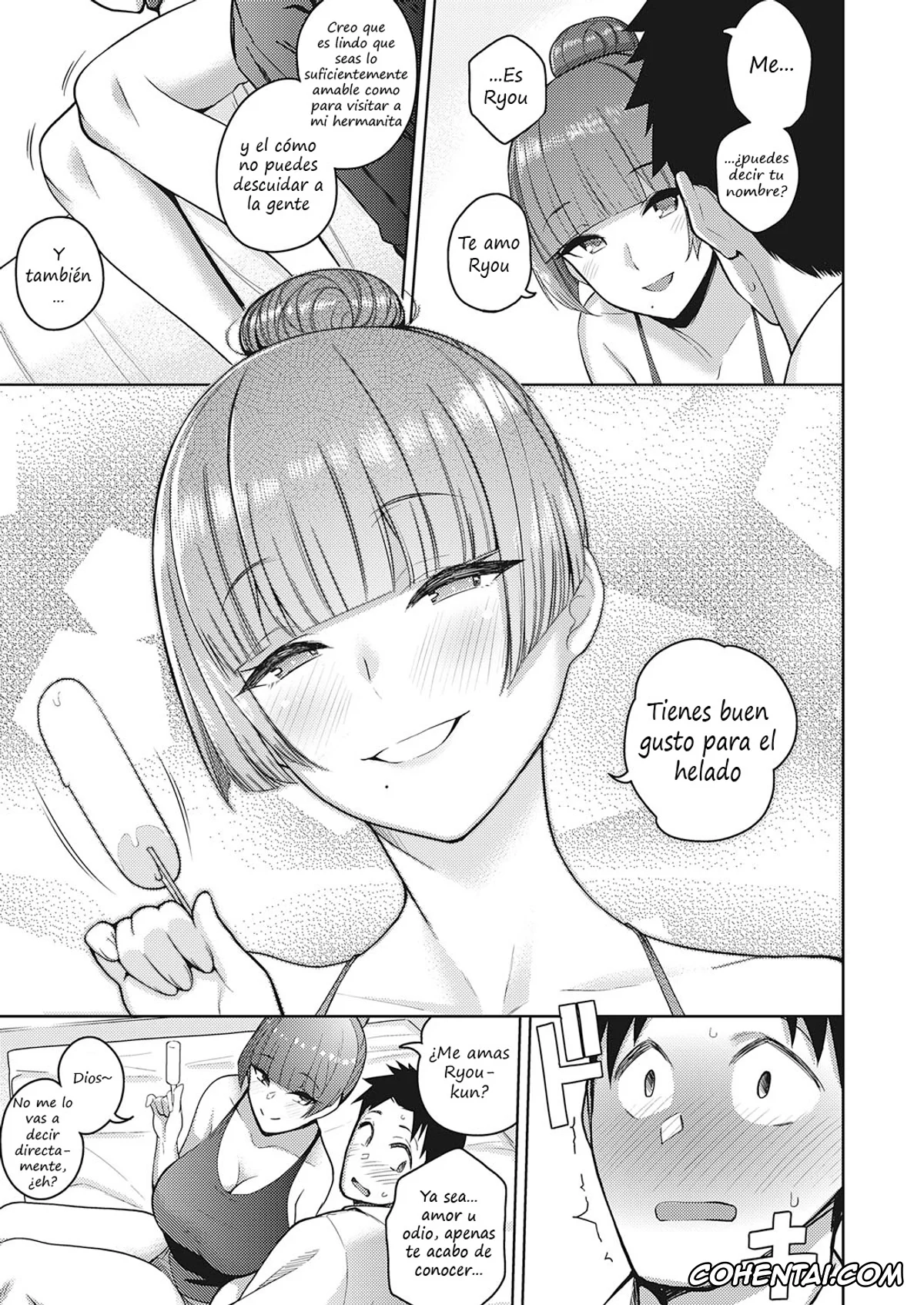 Revistas hentai, COMIC ExE hentai, Koi wa Amaku Sasayaku (COMIC ExE 27), pagina 9
